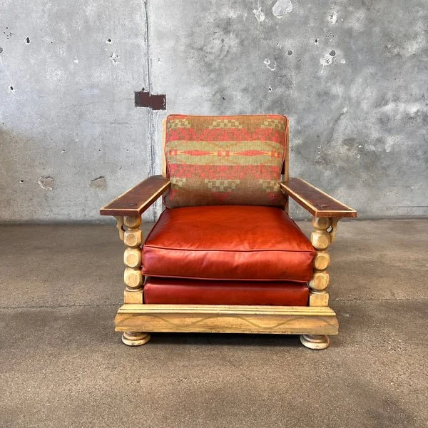 Monterey Style Arm Chair 1930's