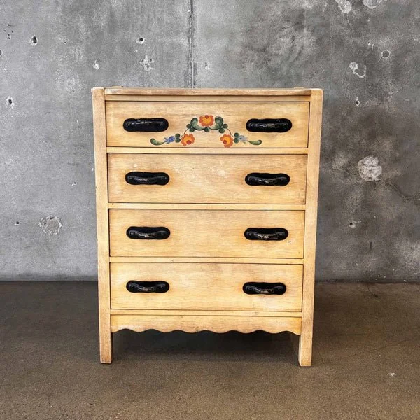 1930s Monterey Furniture Dresser - Straw Finish