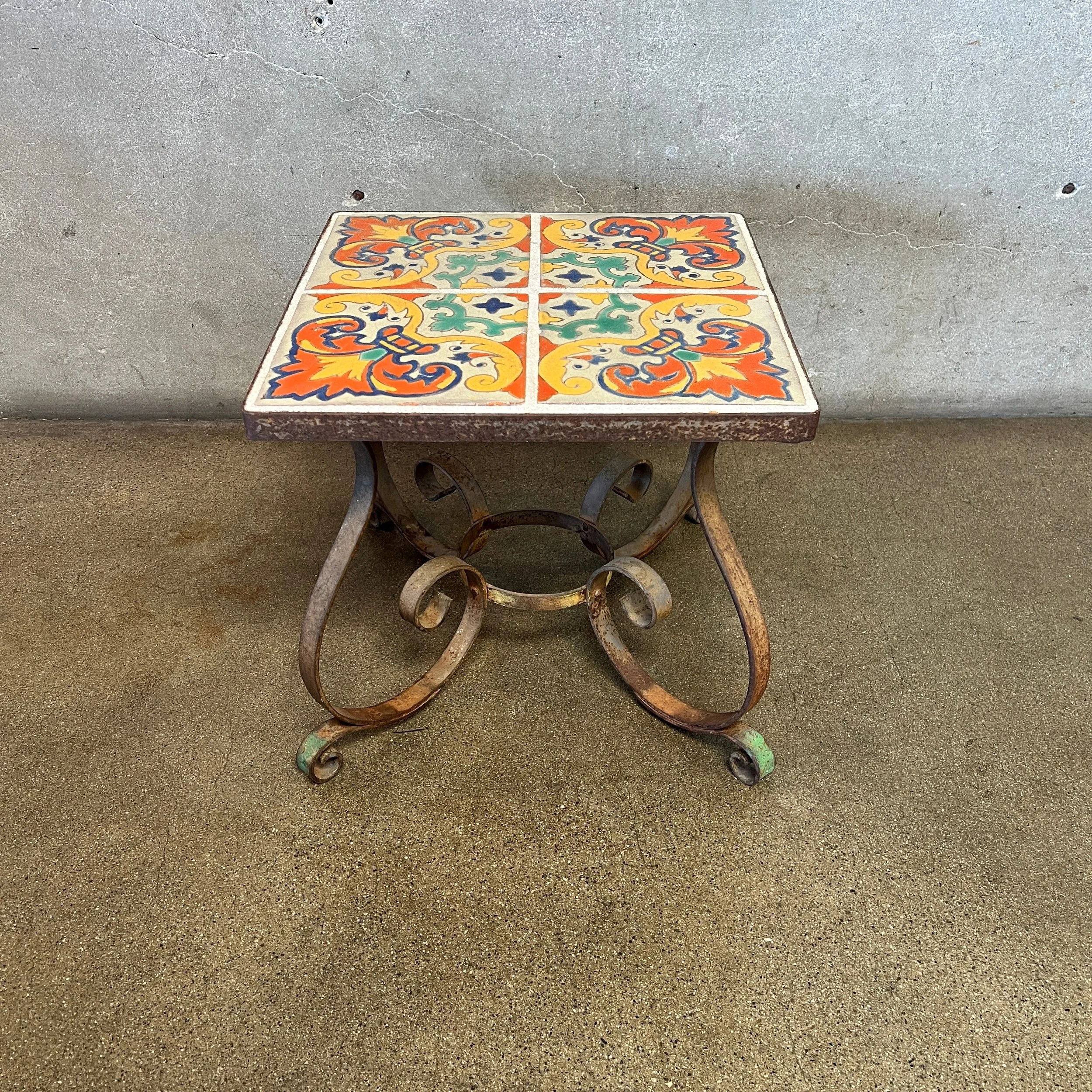 D & M Tile Table Wrought Iron Base1.jpg