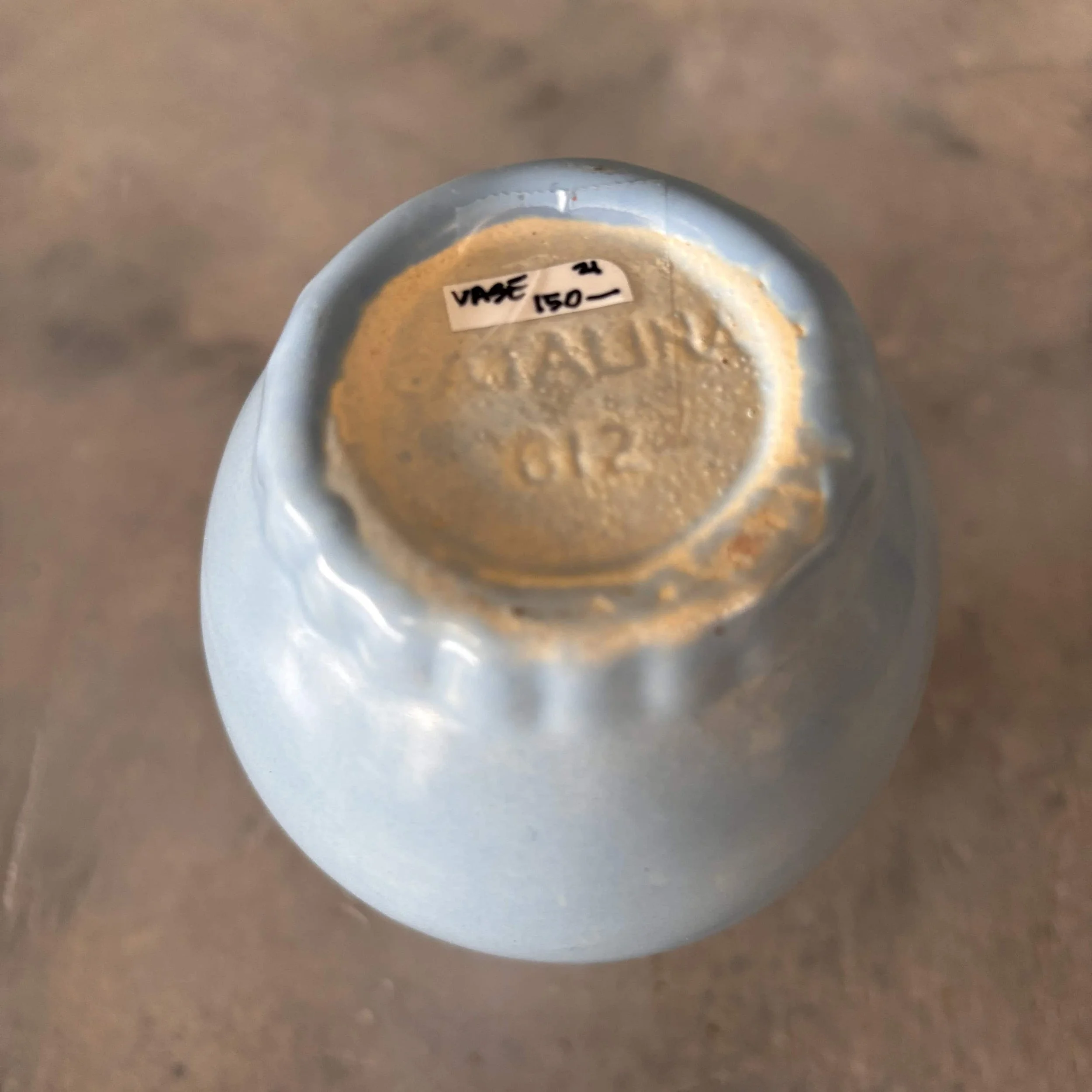 Catalina Island Pottery Light Blue Vase 4.jpg