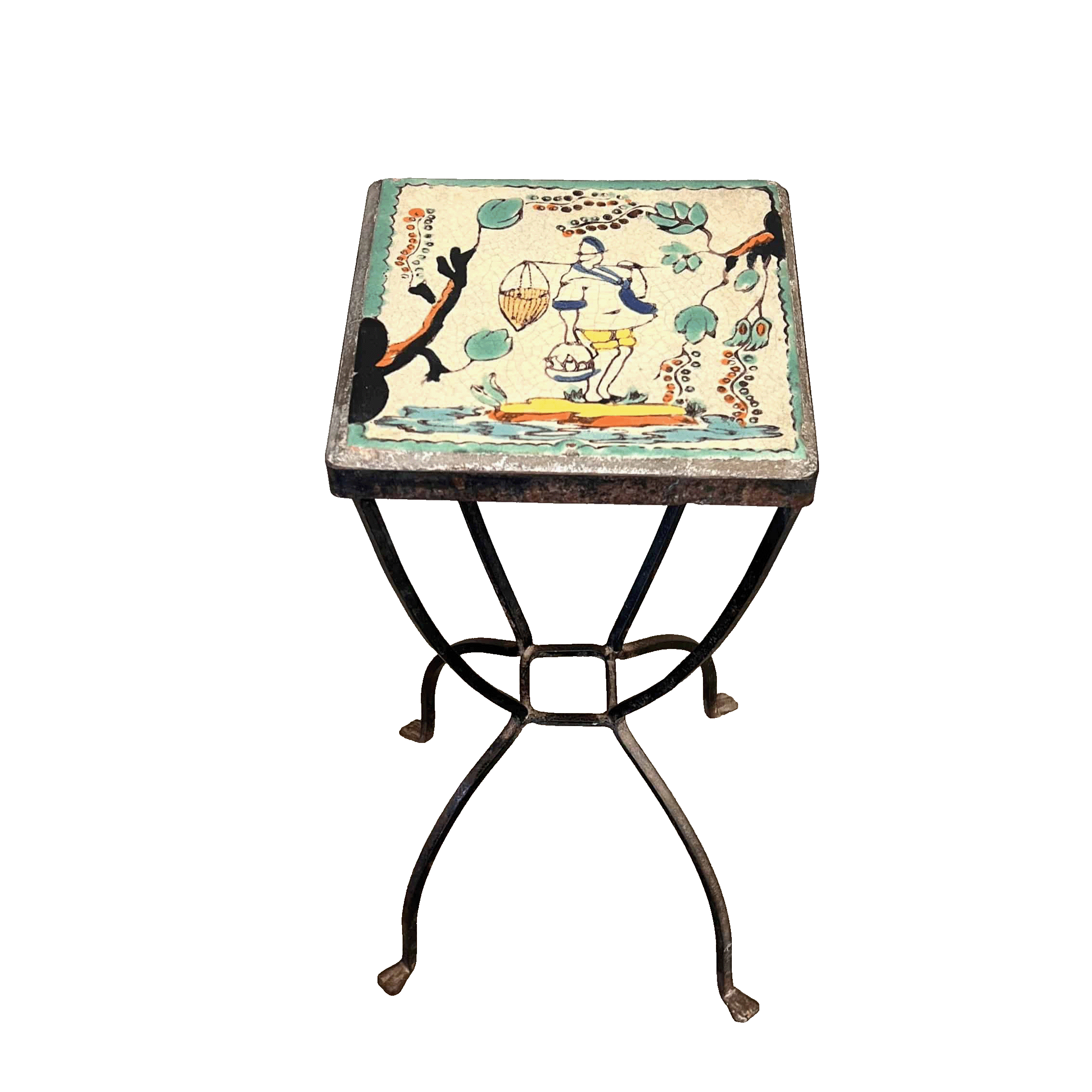 California Tile 1920's D & M Side Table