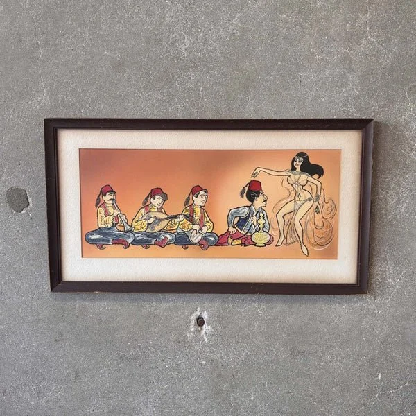 Mid Century Original Art - Framed