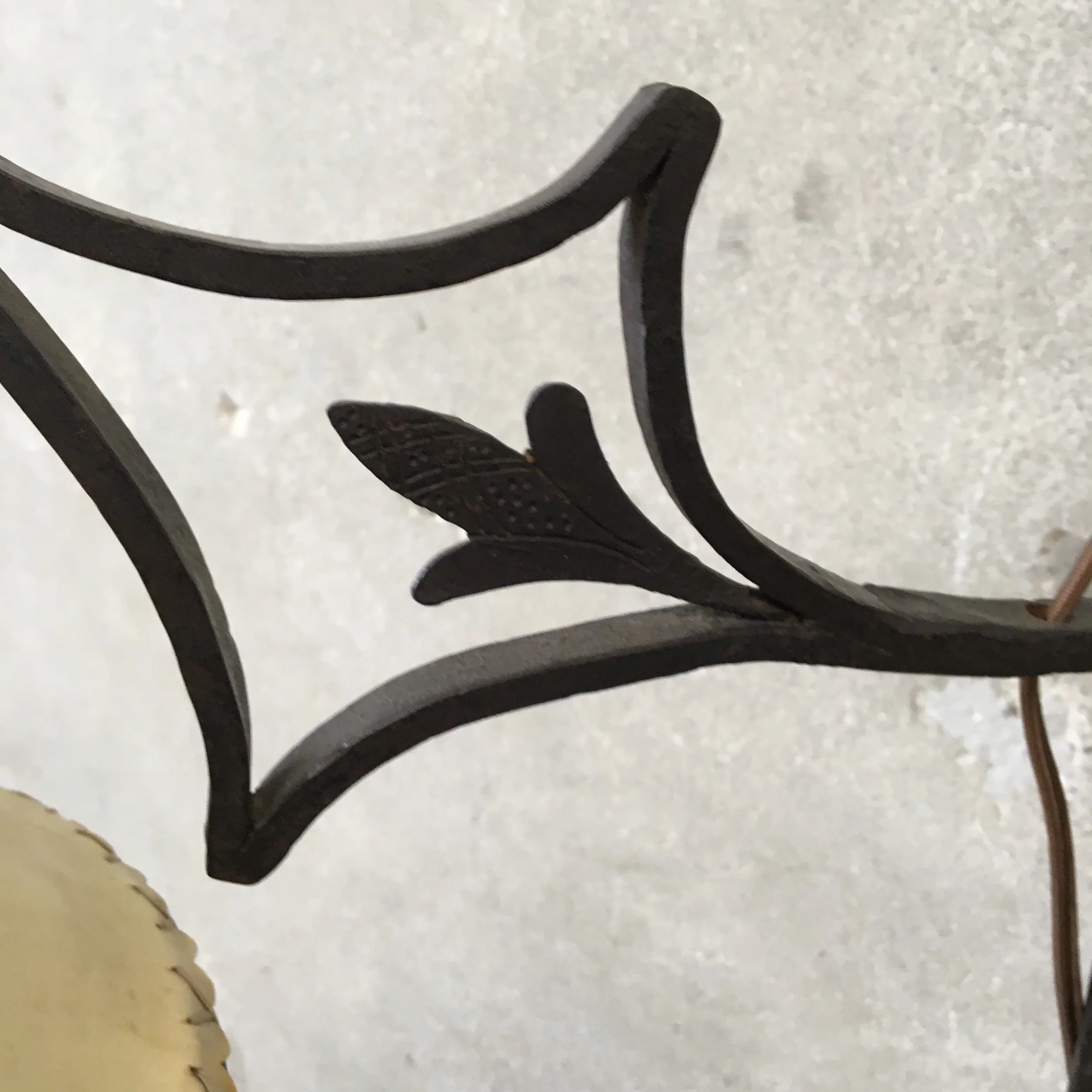 Monterey Style Forged Iron Dragon Lamp 4.webp