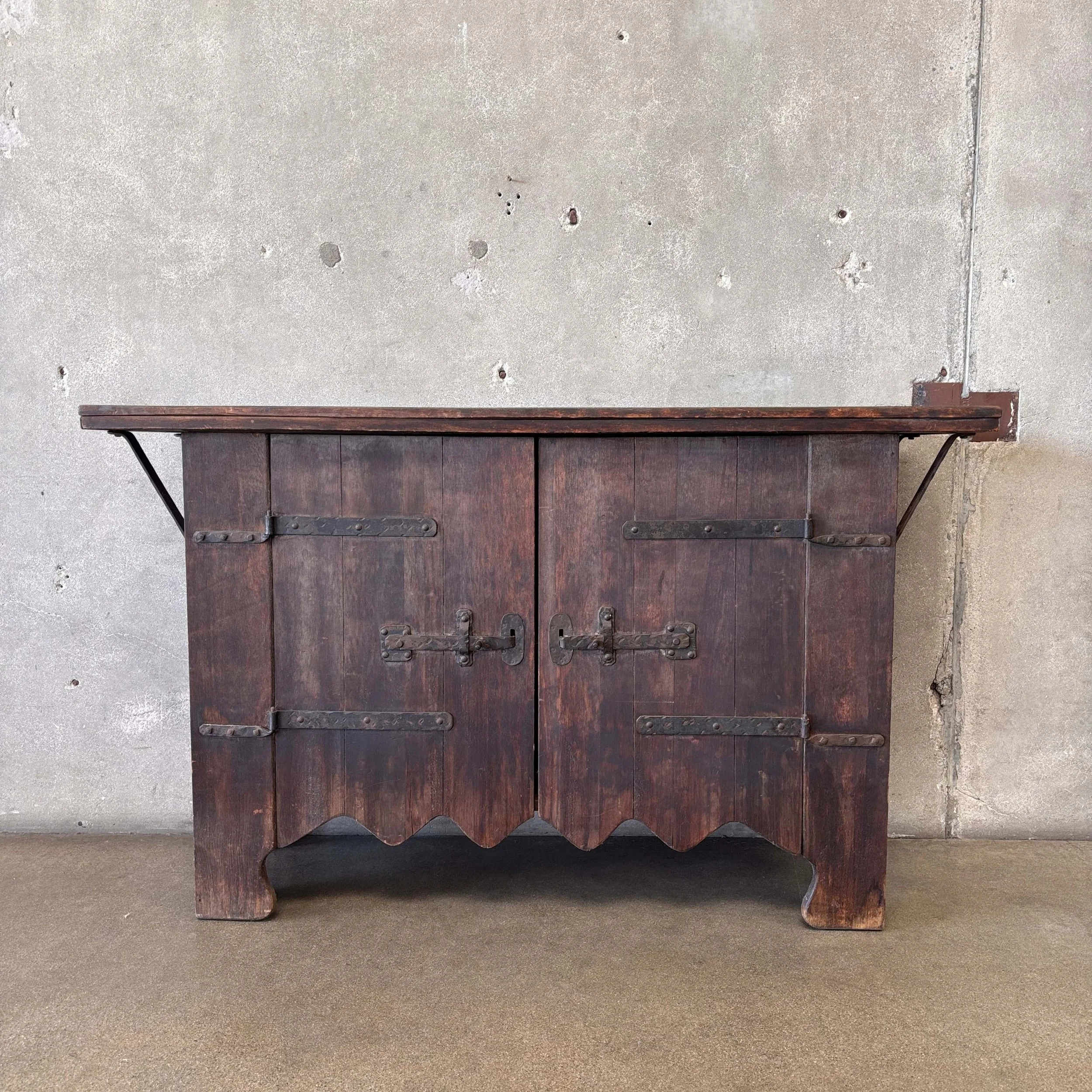Early Monterey Furniture Side Board Cabinet Circa, 1929