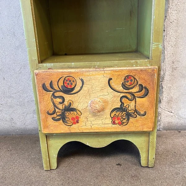 Monterey Furniture Hand Painted Narrow Bookshelf 1930's 2.jpg