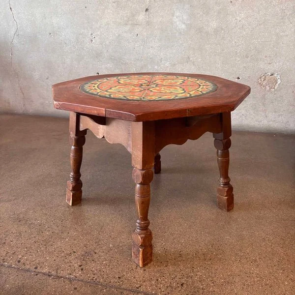D & M Round Tile Table 1920's 1.jpg