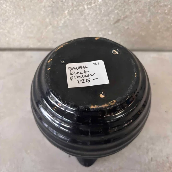 Black Bauer Ringware Pitcher 4.webp