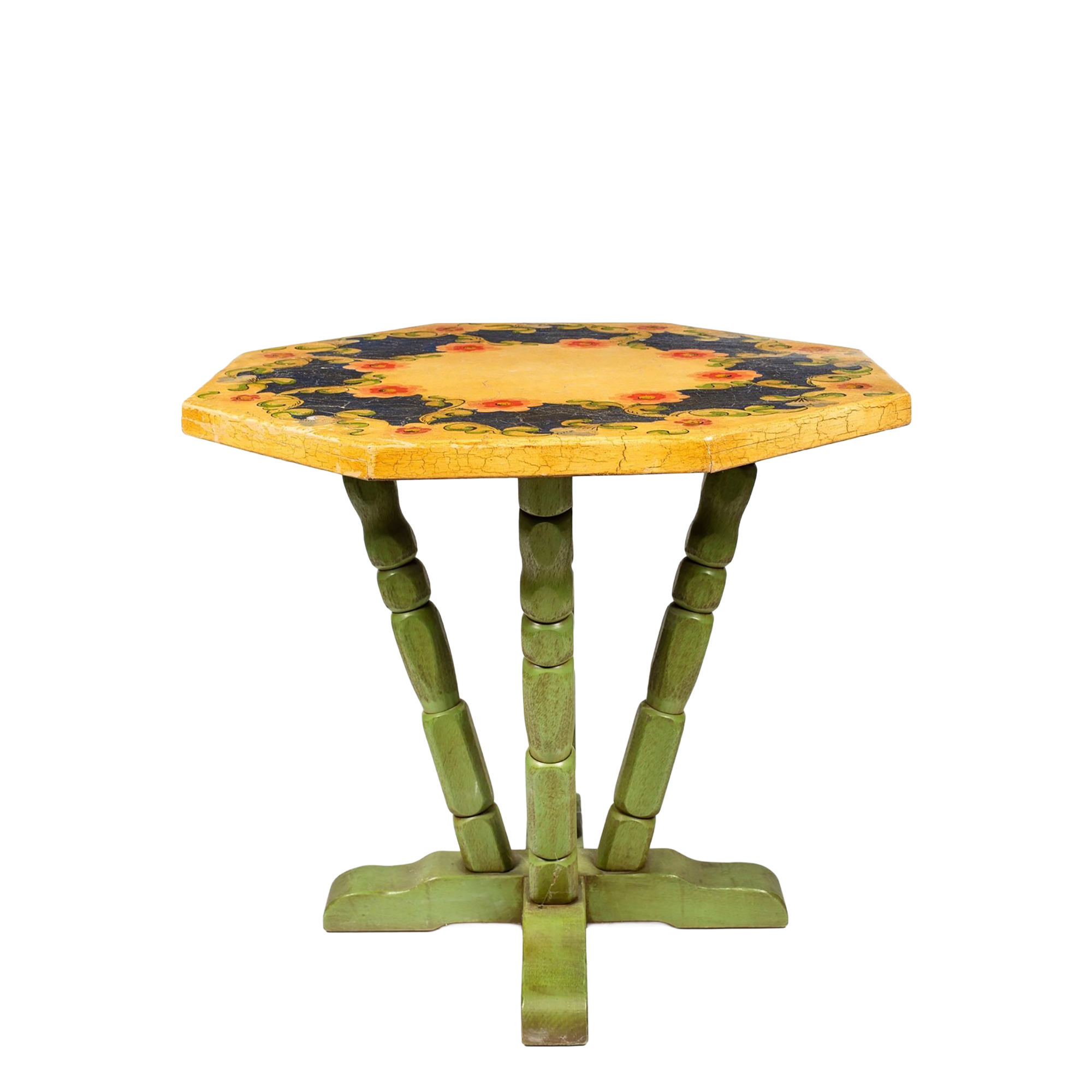 Monterey Furniture Large Floral Table 1930’s