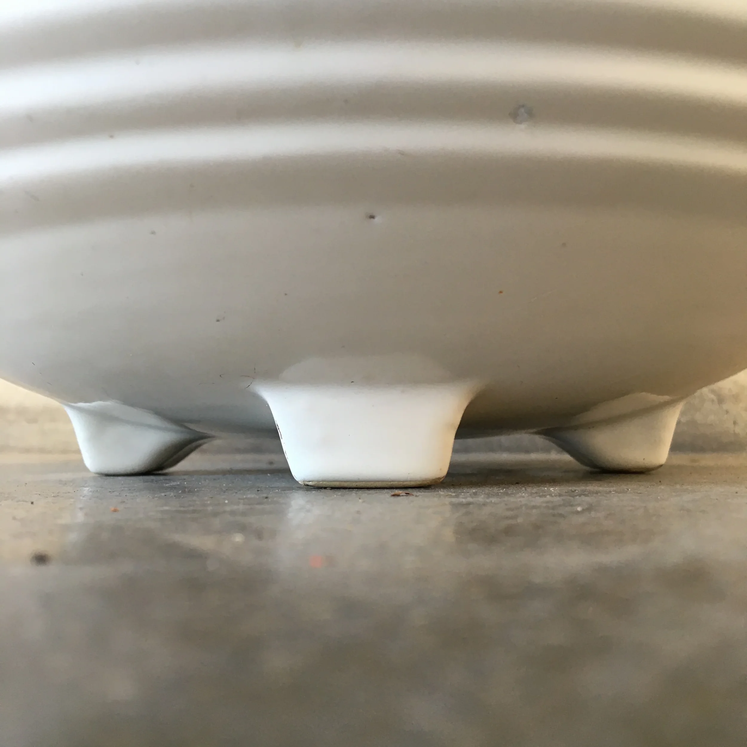 White Pacific Footed Punch Bowl  5.webp