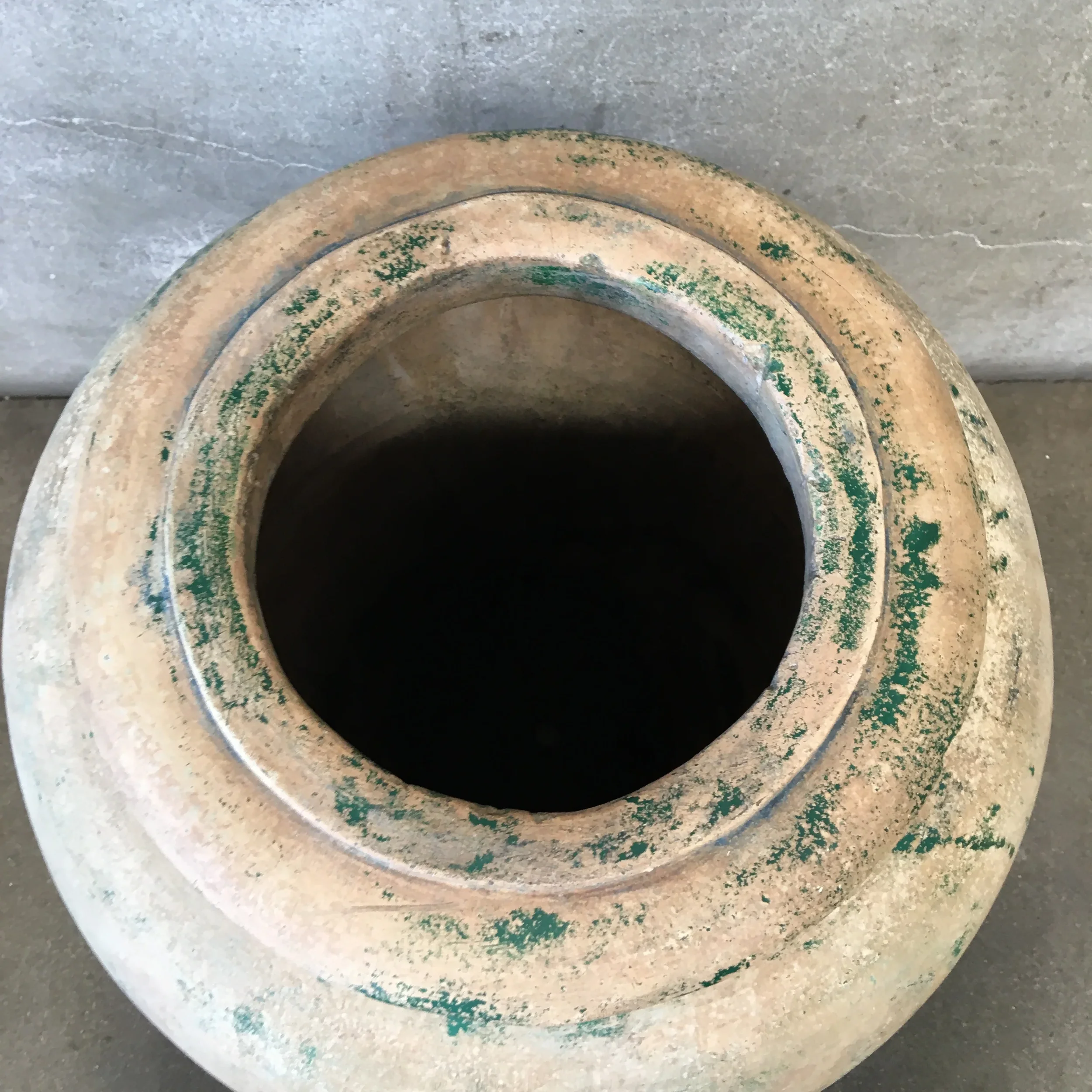 Massive Italian Terra Cotta Garden Oil Jar 4.webp