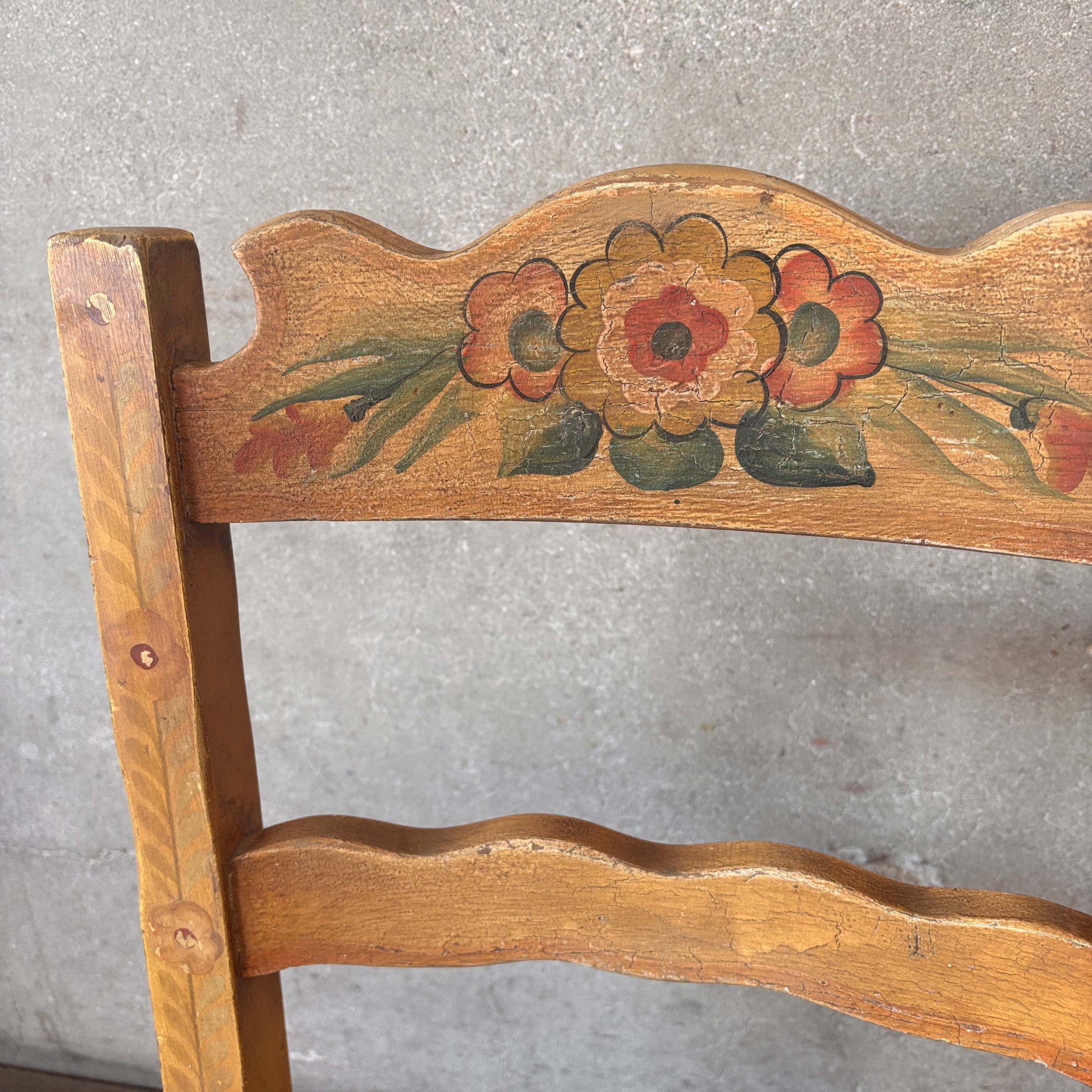 Monterey Furniture Floral Painted Rush Seat Chair1.jpg