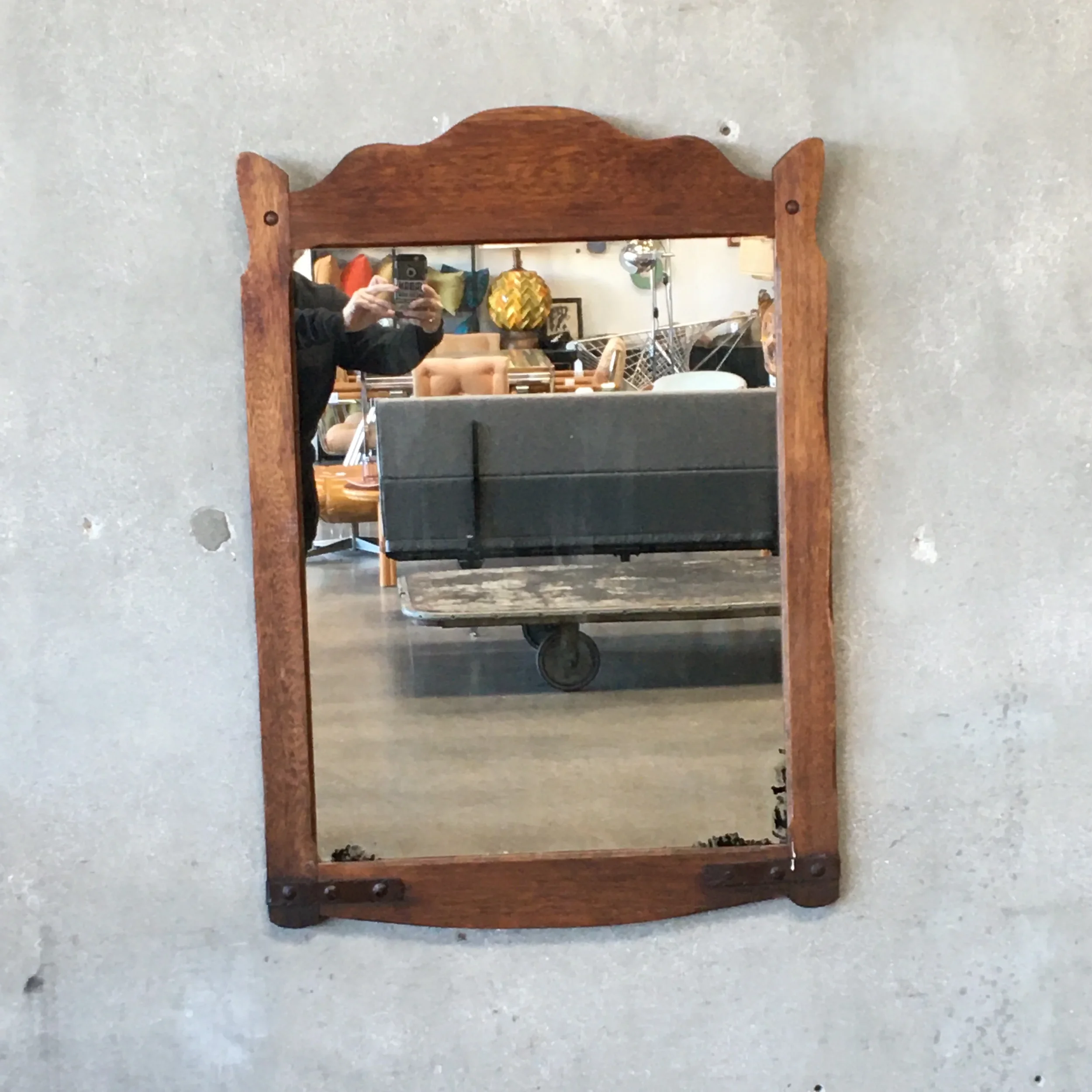 1930's Monterey Style Imperial Furniture Mirror