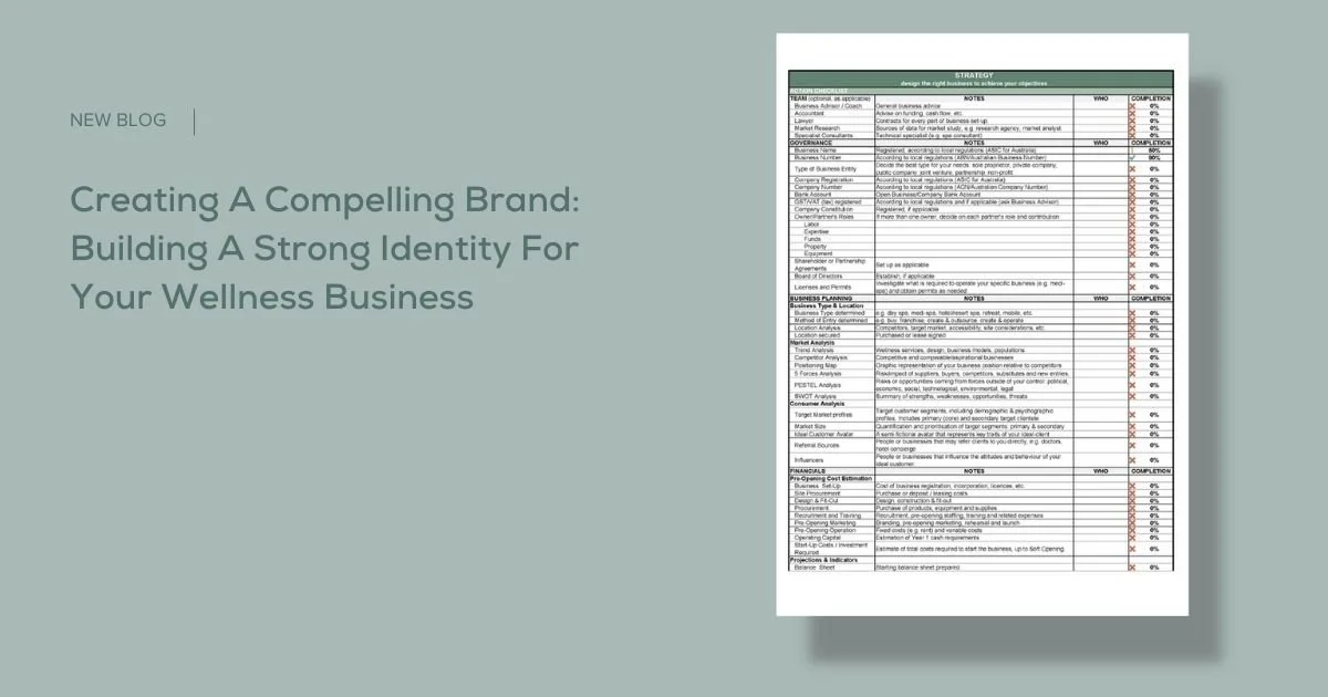 Creating a Compelling Brand: Building a Strong Identity for Your Wellness Business