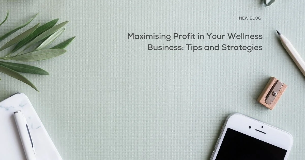 Maximising Profit in Your Wellness Business: Tips and Strategies