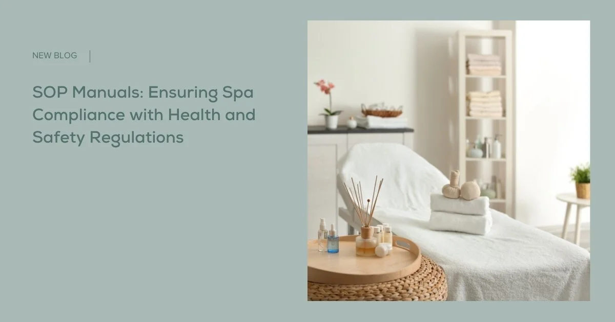 SOP Manuals: Ensuring Spa Compliance with Health and Safety Regulations