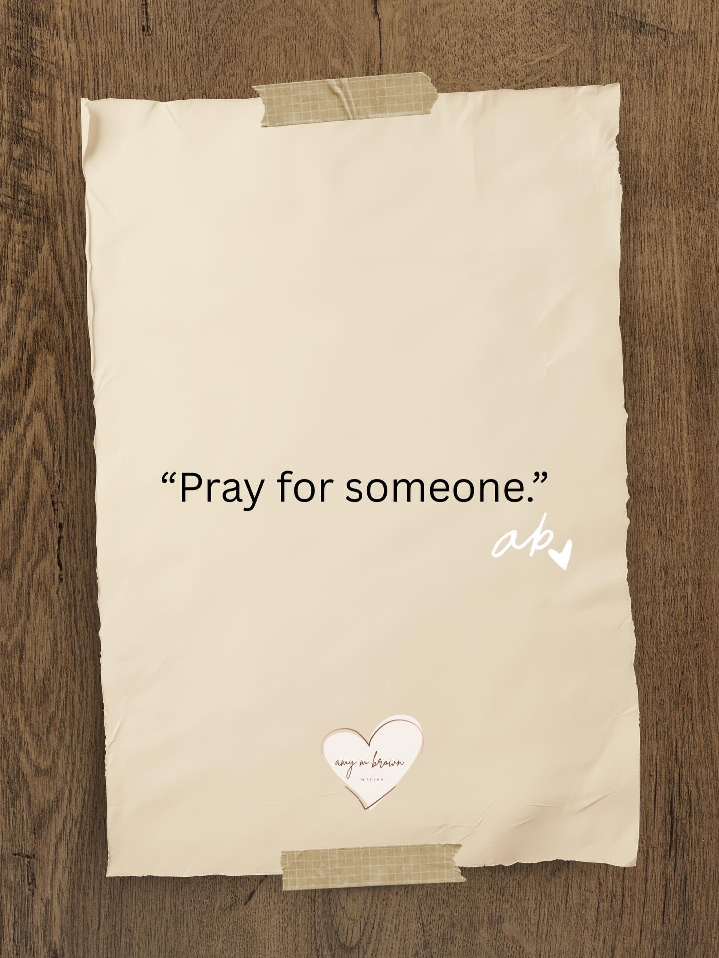 What I Learned Yesterday🤍Pray for Someone

Yesterday reminded me that prayer is not meant to stay within me.

It is meant to move through me. A name came to mind, maybe not loudly, not urgently&hellip; just gently.

And I almost brushed it off.

But