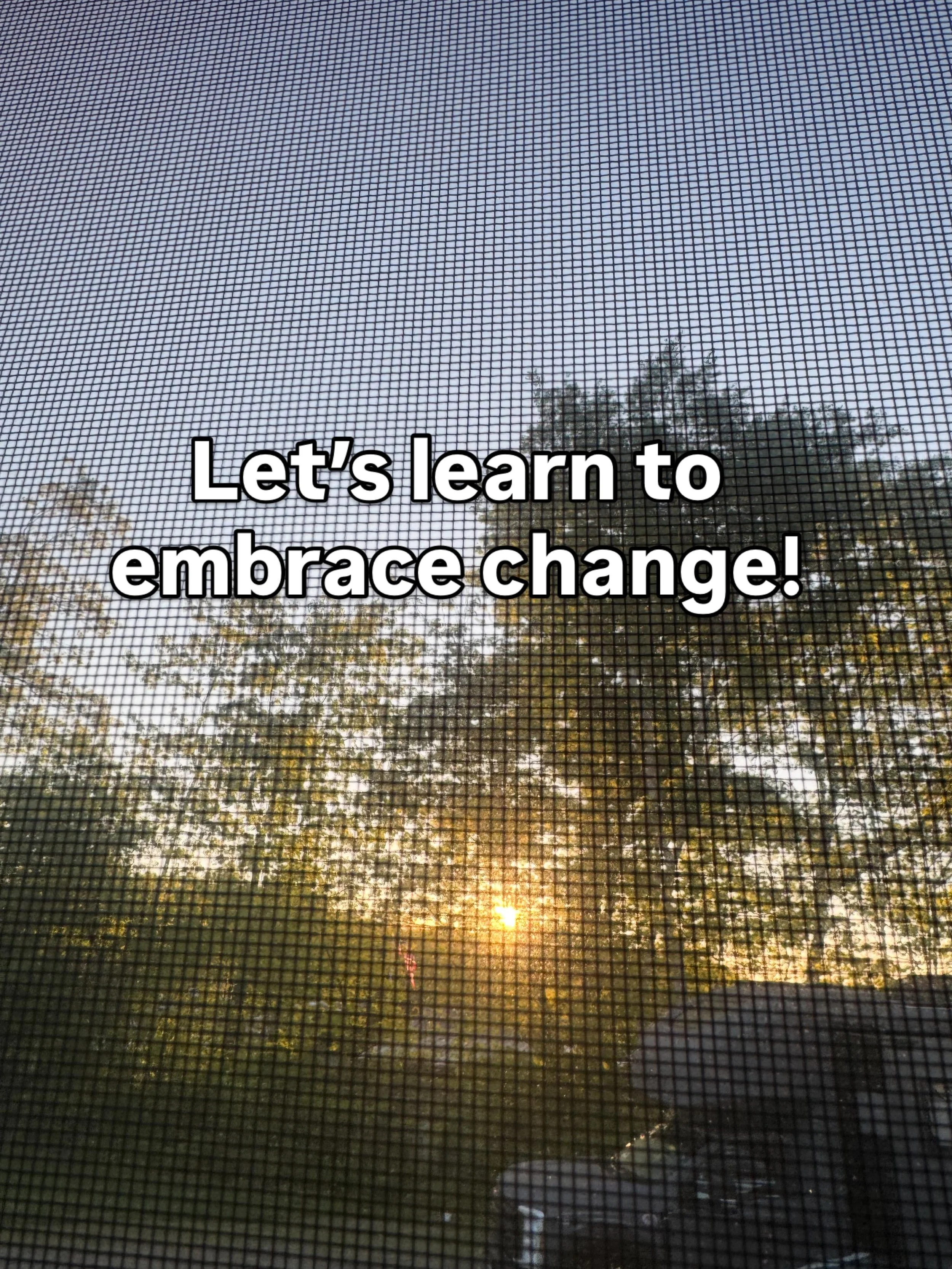 Change can feel uncomfortable because it asks us to leave behind what is familiar.

But growth often begins the moment we stop resisting what God is using to shape us.

The seasons change.
Our circumstances change.
Our plans change.

And sometimes, w