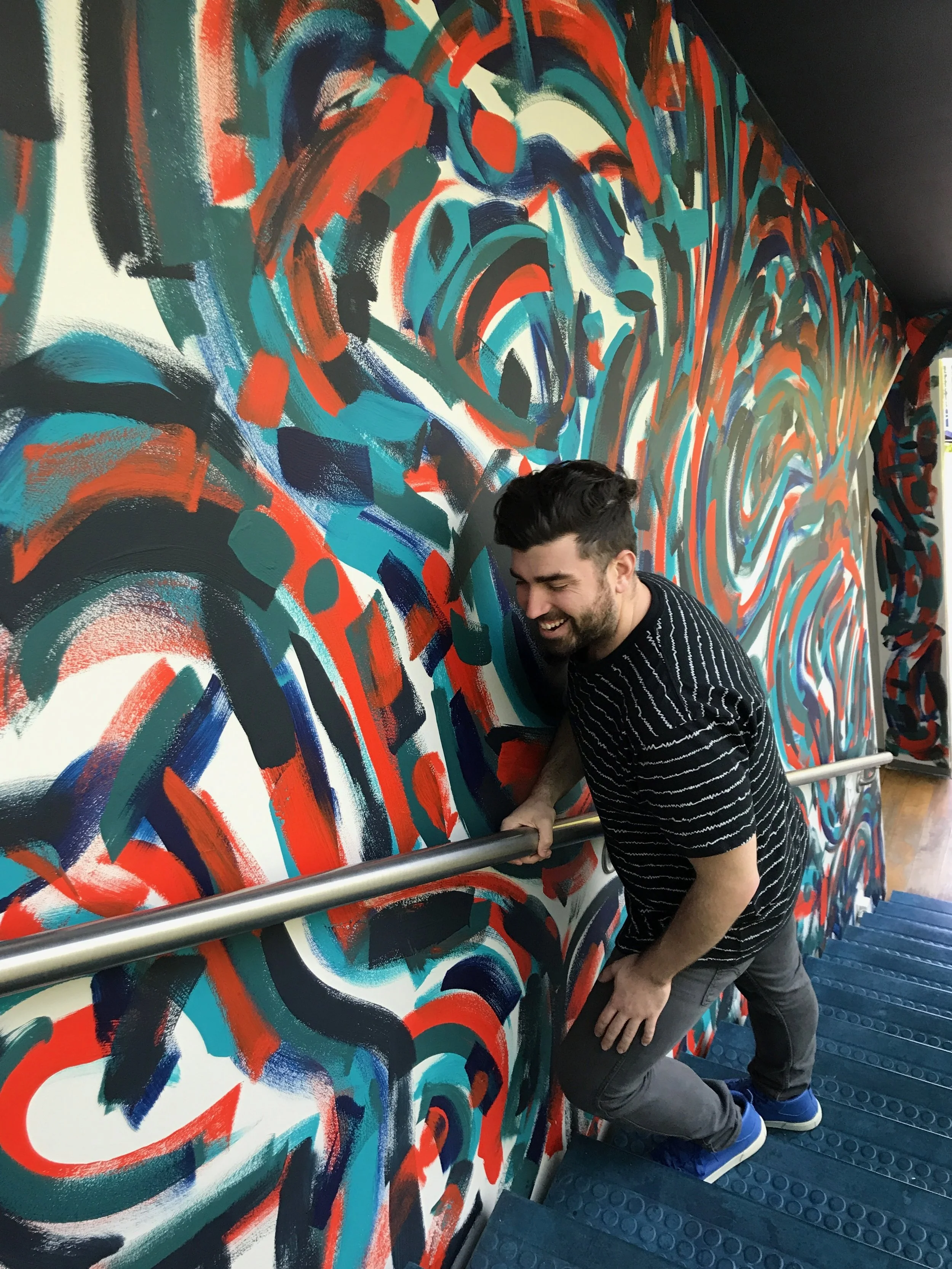 Chainsmokers - Stair Mural 3.JPG