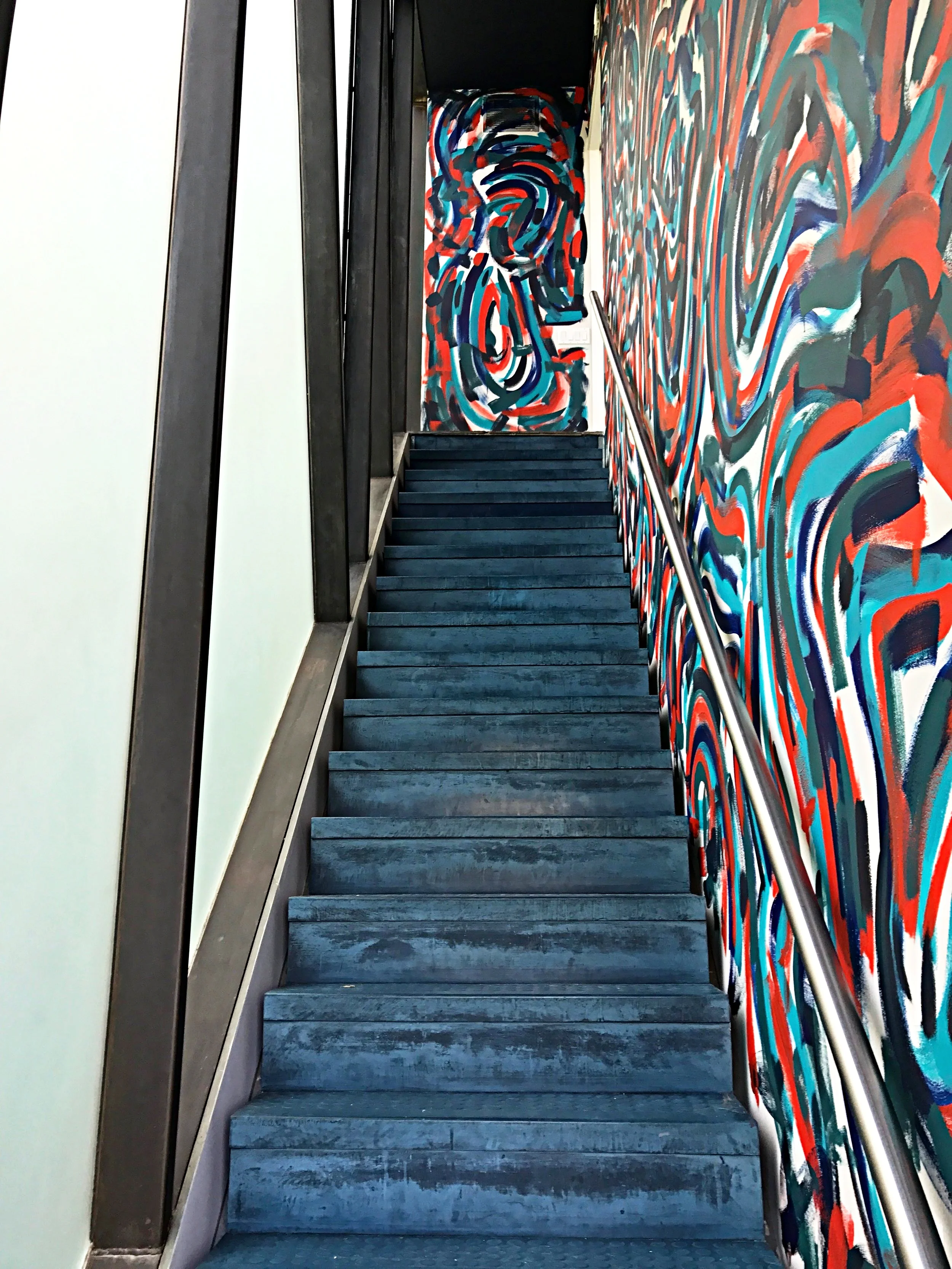 Chainsmokers - Stair Mural 1.JPG