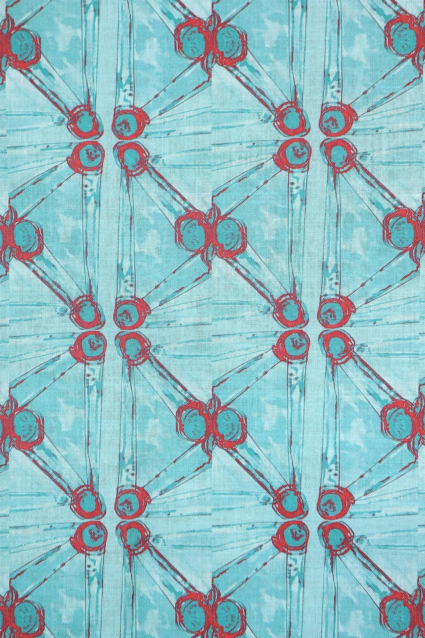 GOTICO, aqua/raspberry