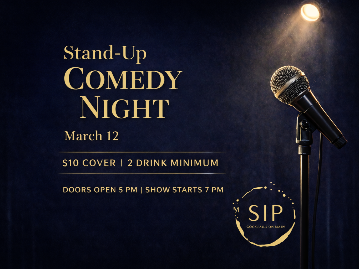 Stand-Up Comedy Night at SIP