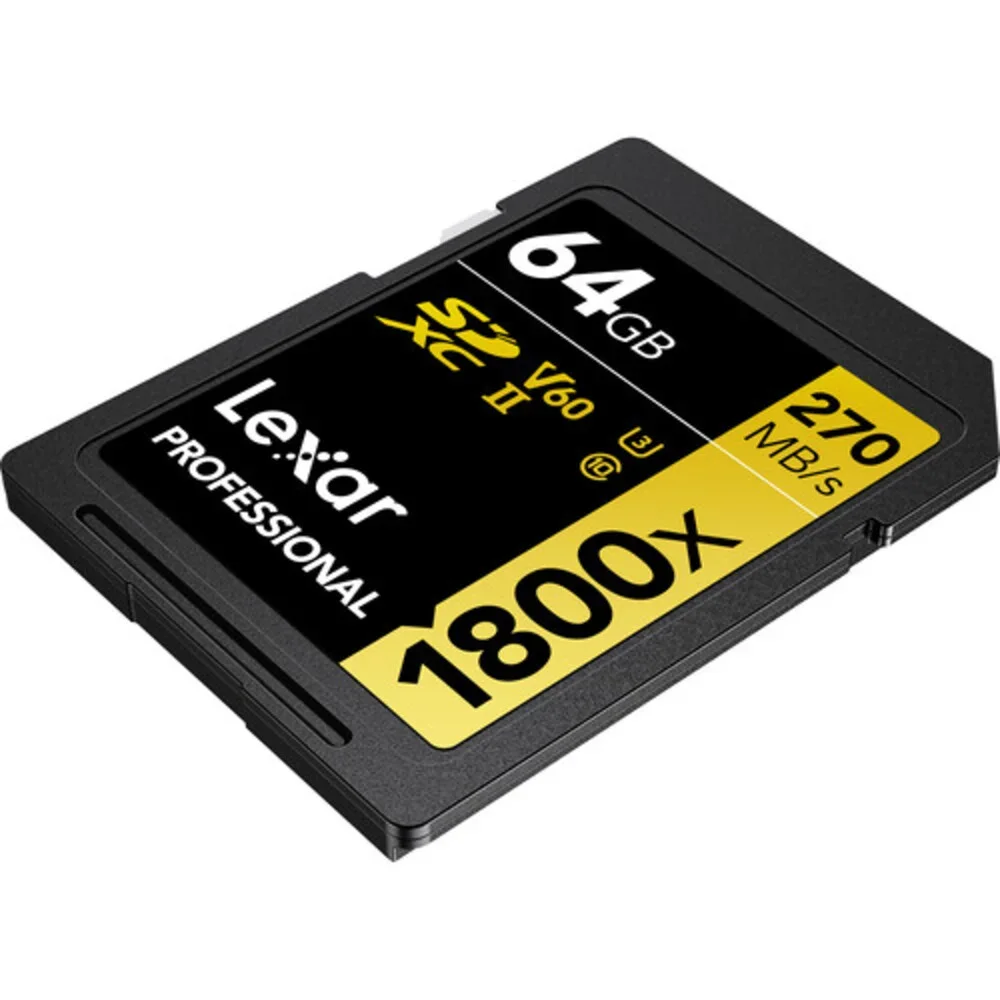 Cartão SDXC Lexar Gold 64GB