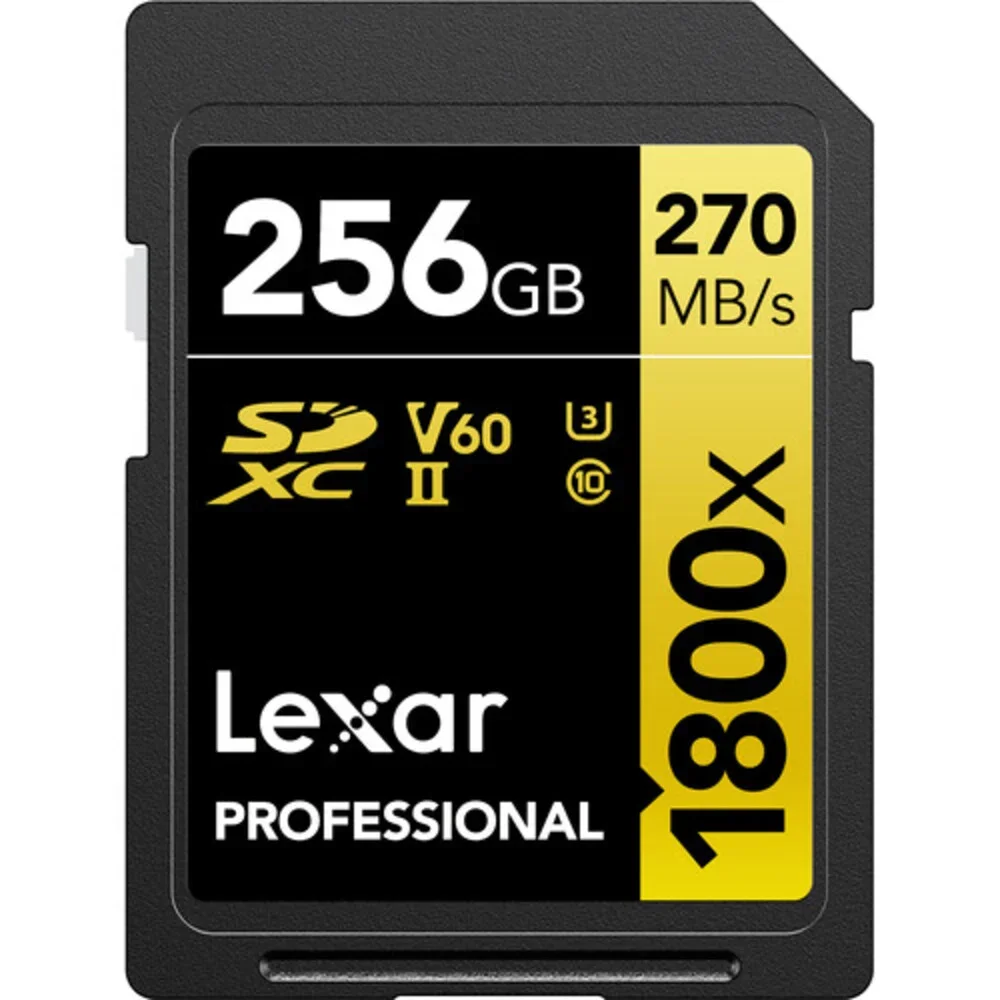 Cartão SDXC Lexar Gold 256GB