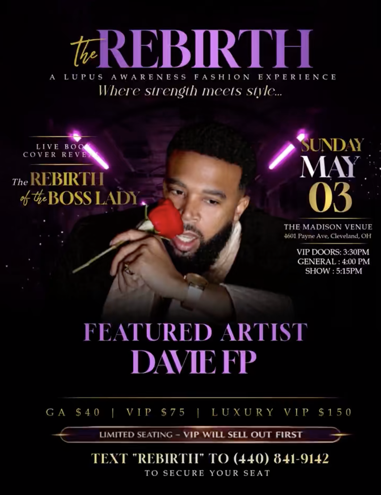 Davie FP to Headline “The Rebirth”: A Lupus Awareness Fashion Experience (May 3rd)
