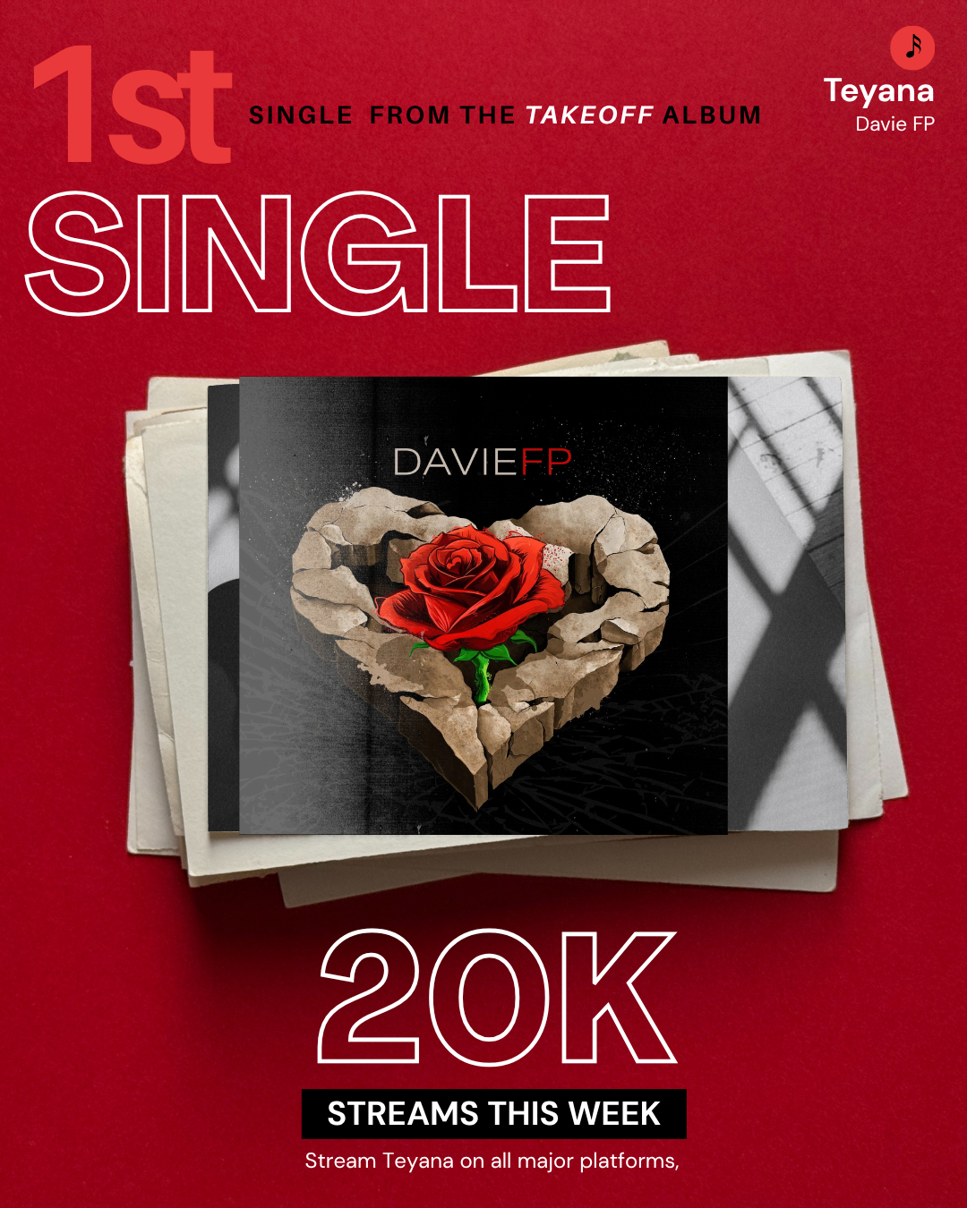 Davie FP's "Teyana" Surpasses 20,000 Streams as Love Letter Continues to Build Momentum
