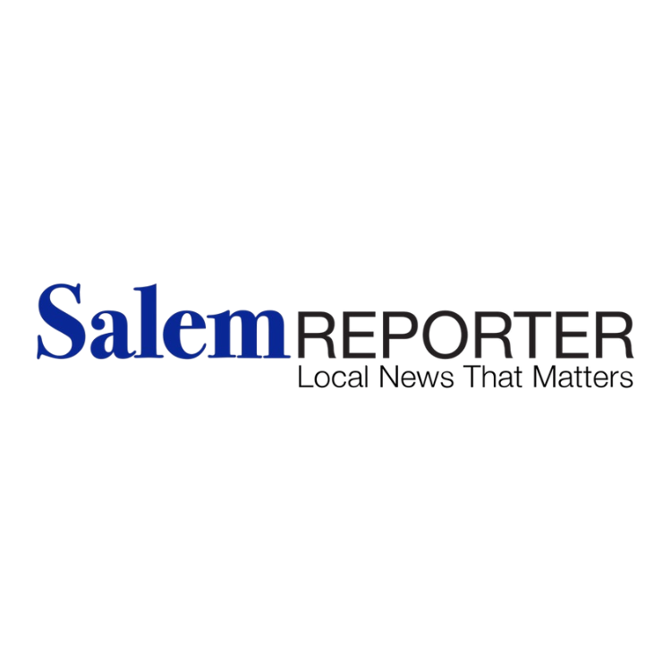 Logo for Salem Reporter with the tagline 'Your News. Your Voices.'