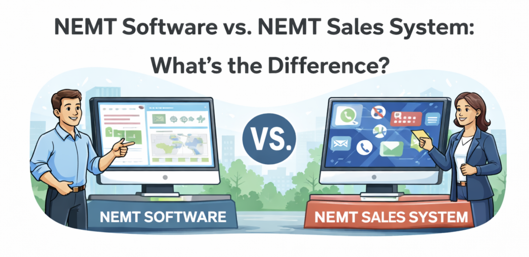NEMT Software vs. NEMT Sales System: What’s the Difference?