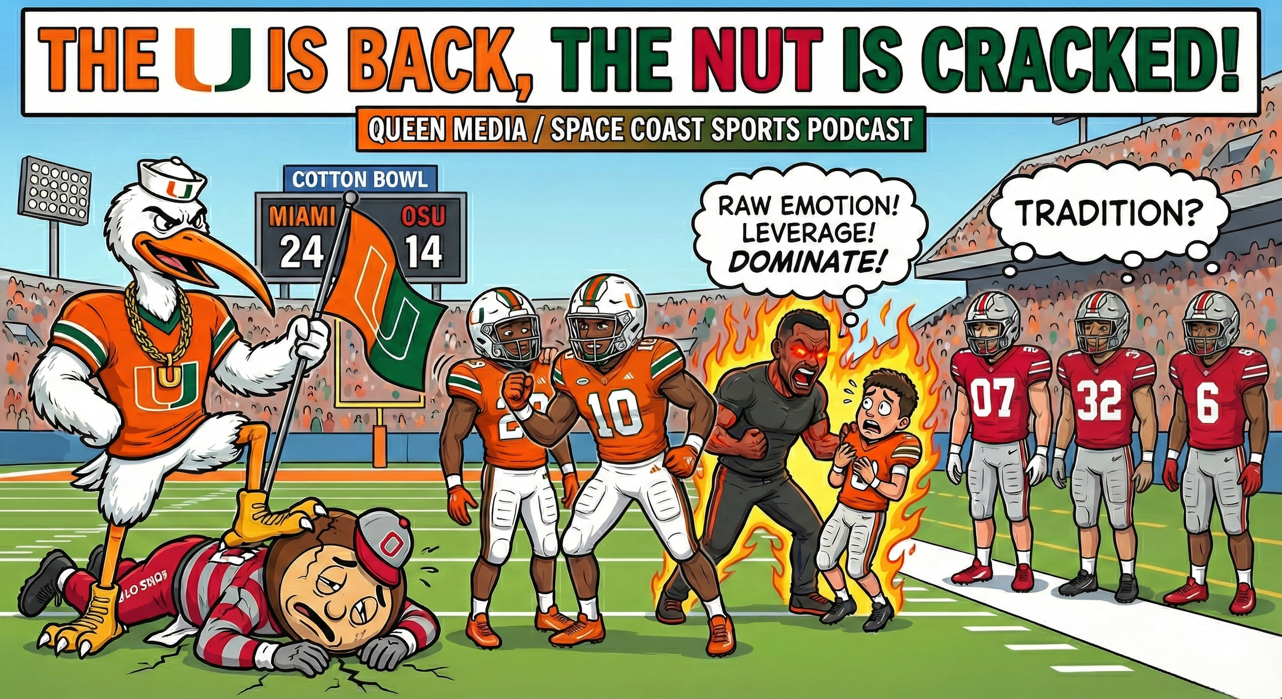 The U is Back, The Nut is Cracked, and the Sideline Needs a Sedative