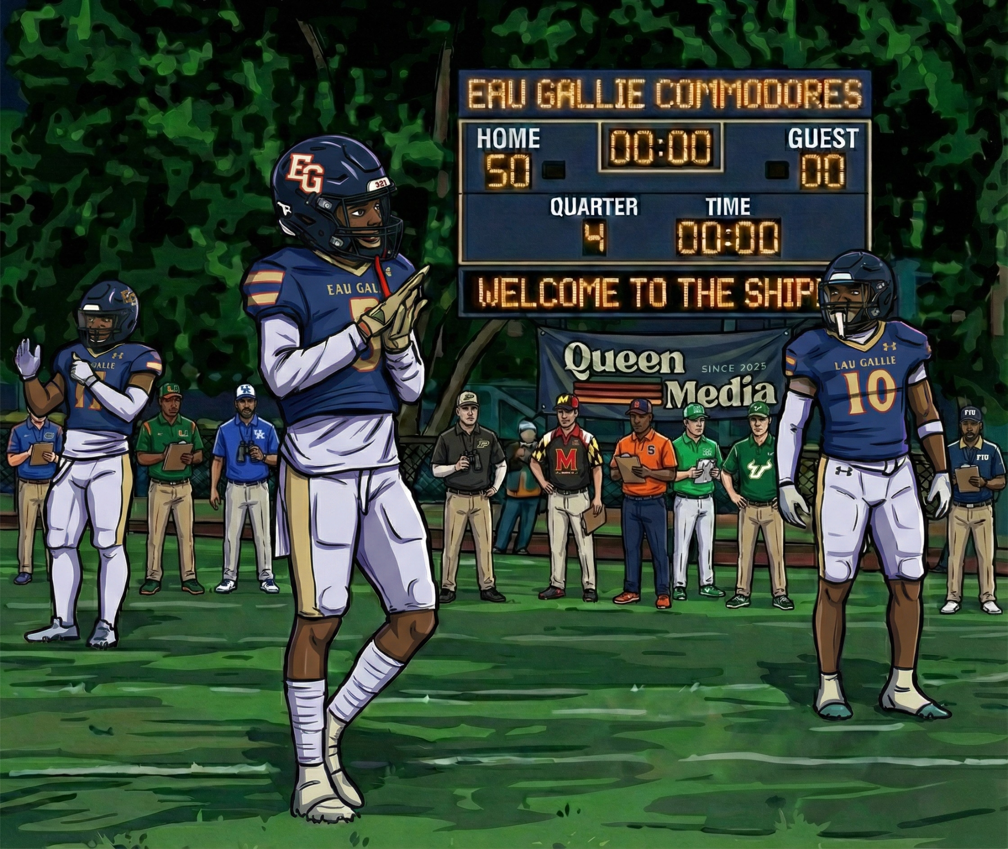 The Captain of the Coast: Eau Gallie’s Freshman Phenom Rolle Named Queen Media’s Defensive Freshman of the Year