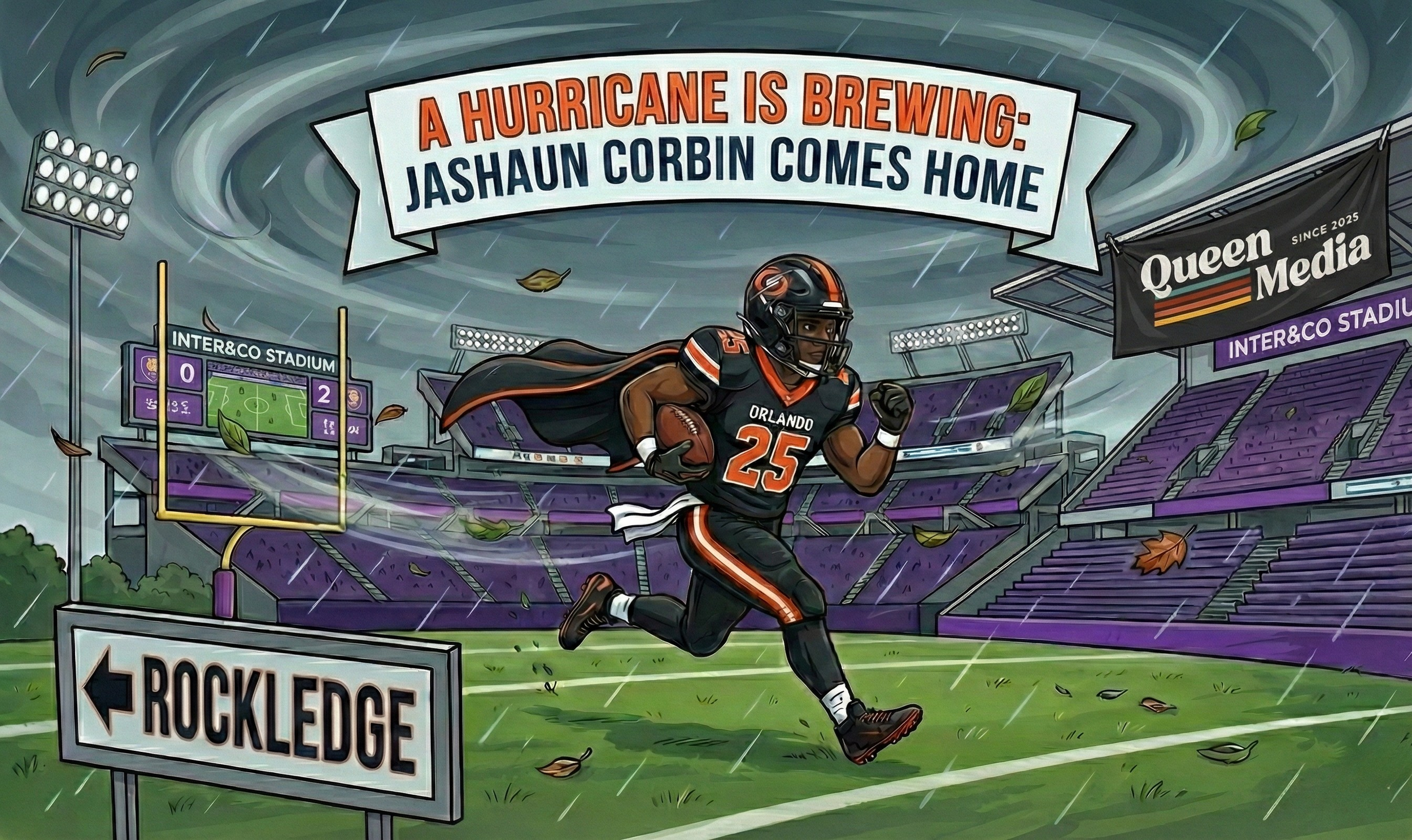 A Storm is Brewing: Rockledge’s Jashaun Corbin Comes Home to Lead Orlando’s Newest Franchise