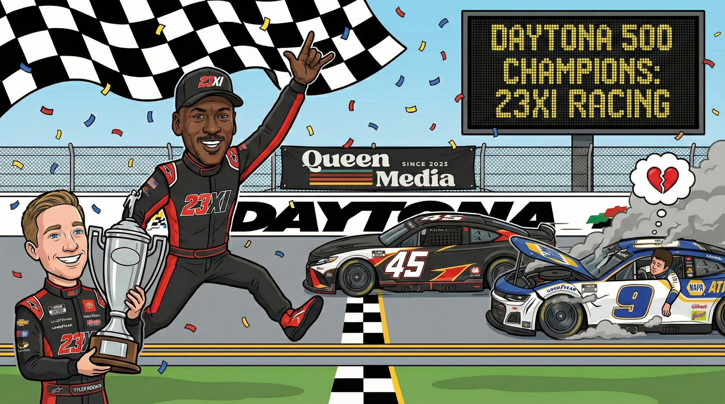 The Air Jordan of Asphalt: How Reddick and His Boss Conquered Daytona