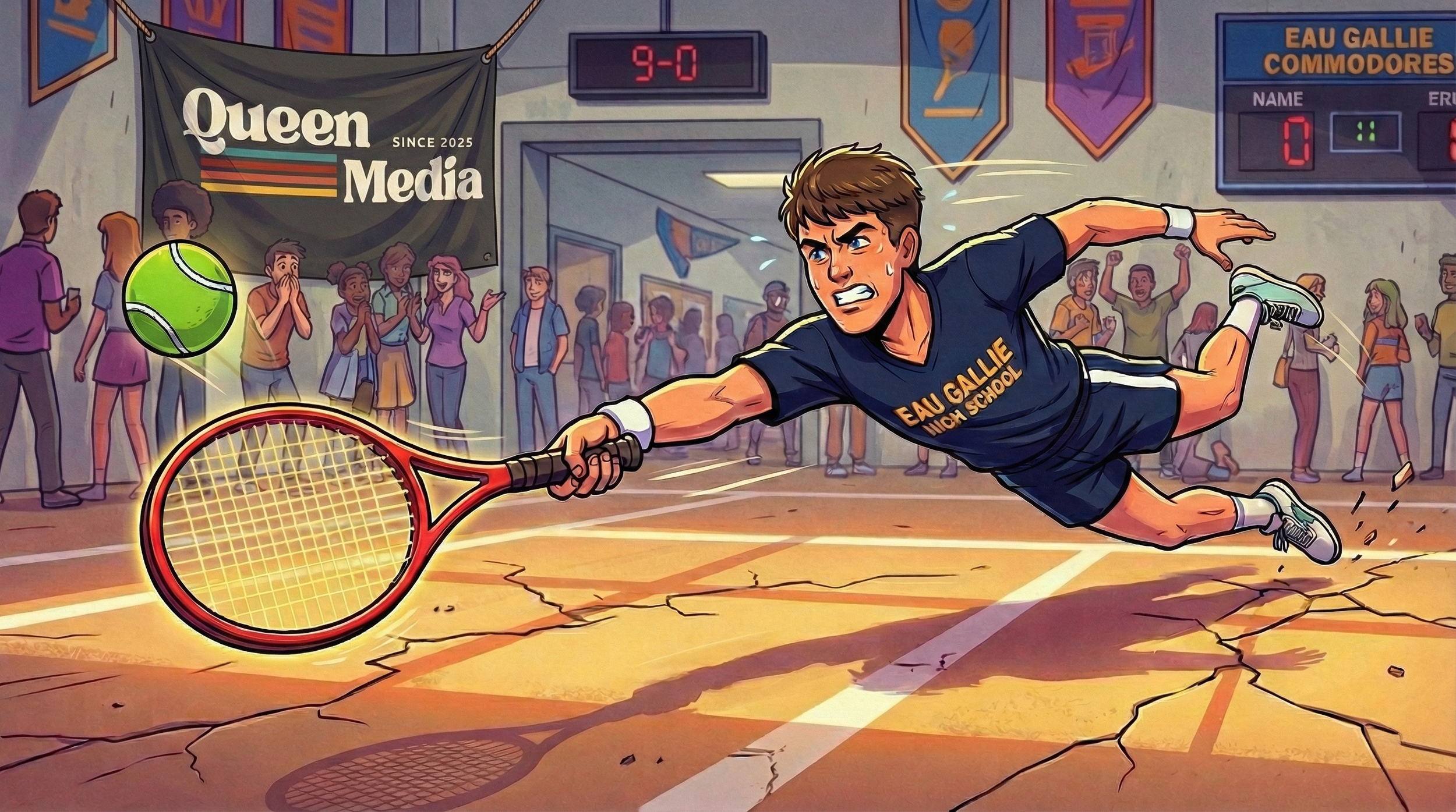 Serving Up History: Eau Gallie Commodores Boys Tennis Battles Into the Cape Coast Conference Championship