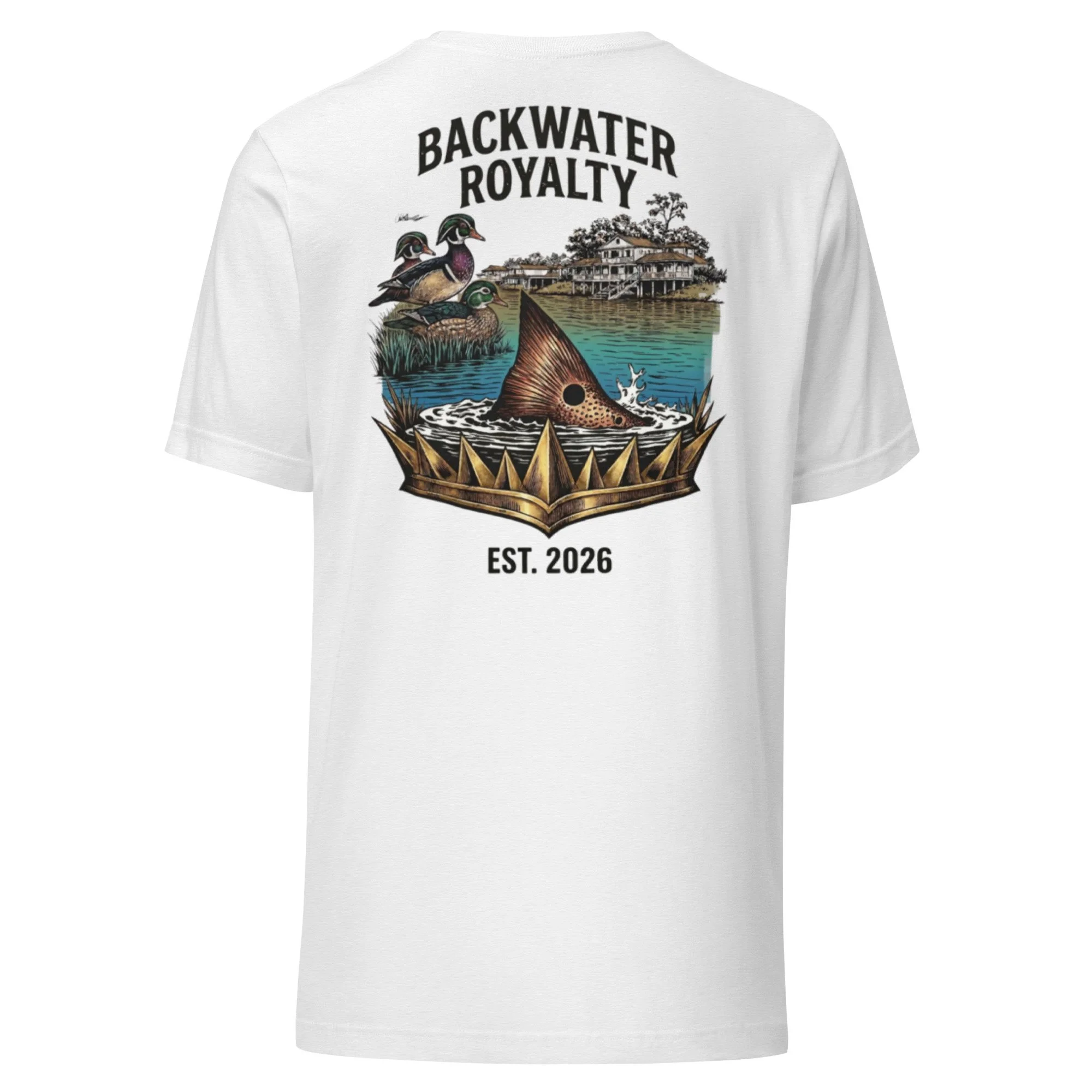 Backwater Royalty Redfish Wood duck crown