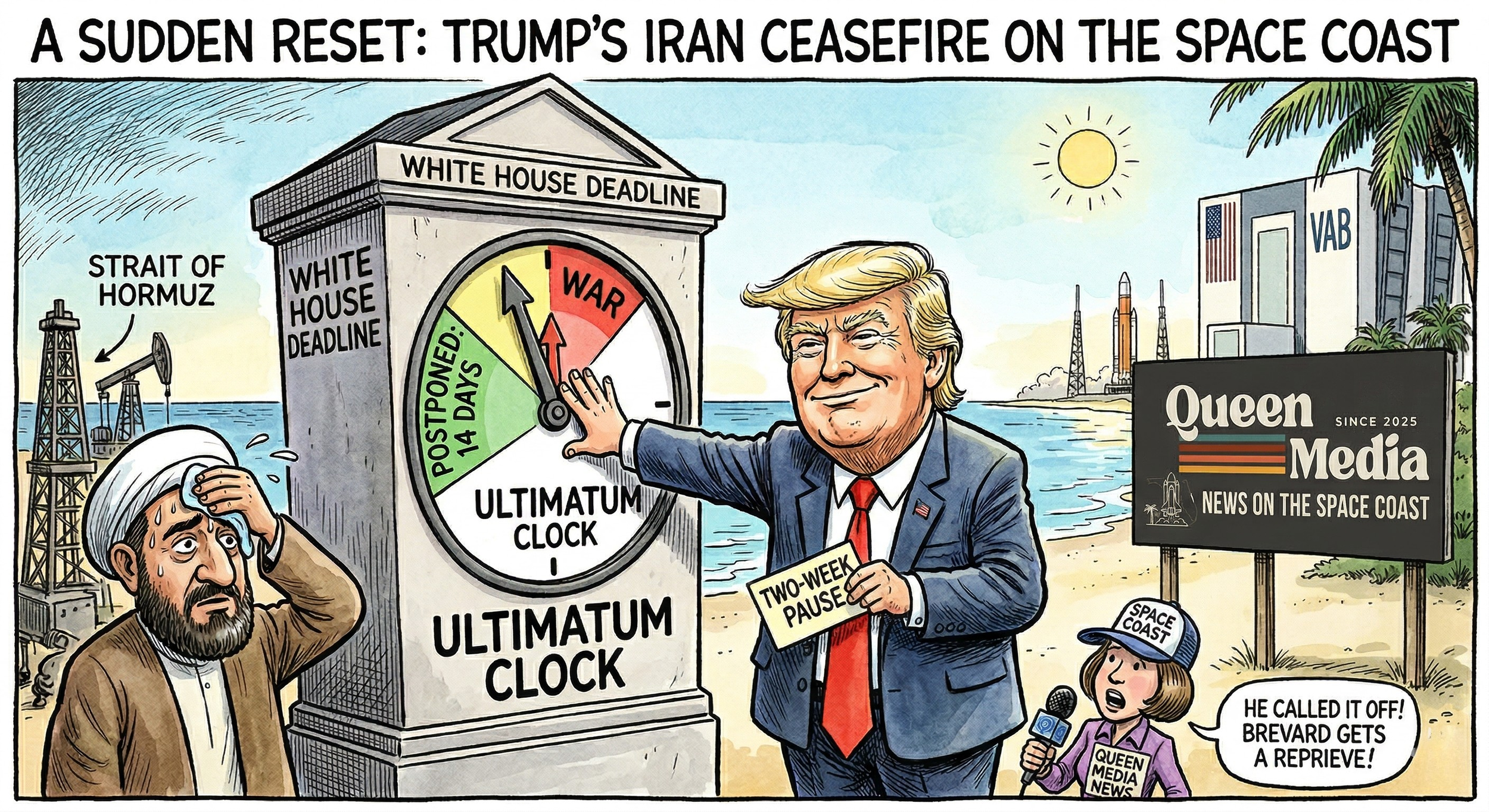 Breaking: 8 PM Passes Without Fire as Trump Agrees to Two-Week Ceasefire