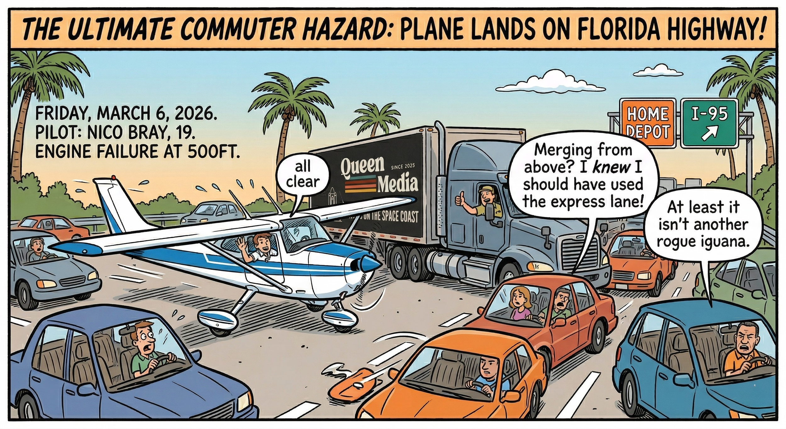 The Ultimate Commuter Hazard: When Your Highway Becomes a Runway