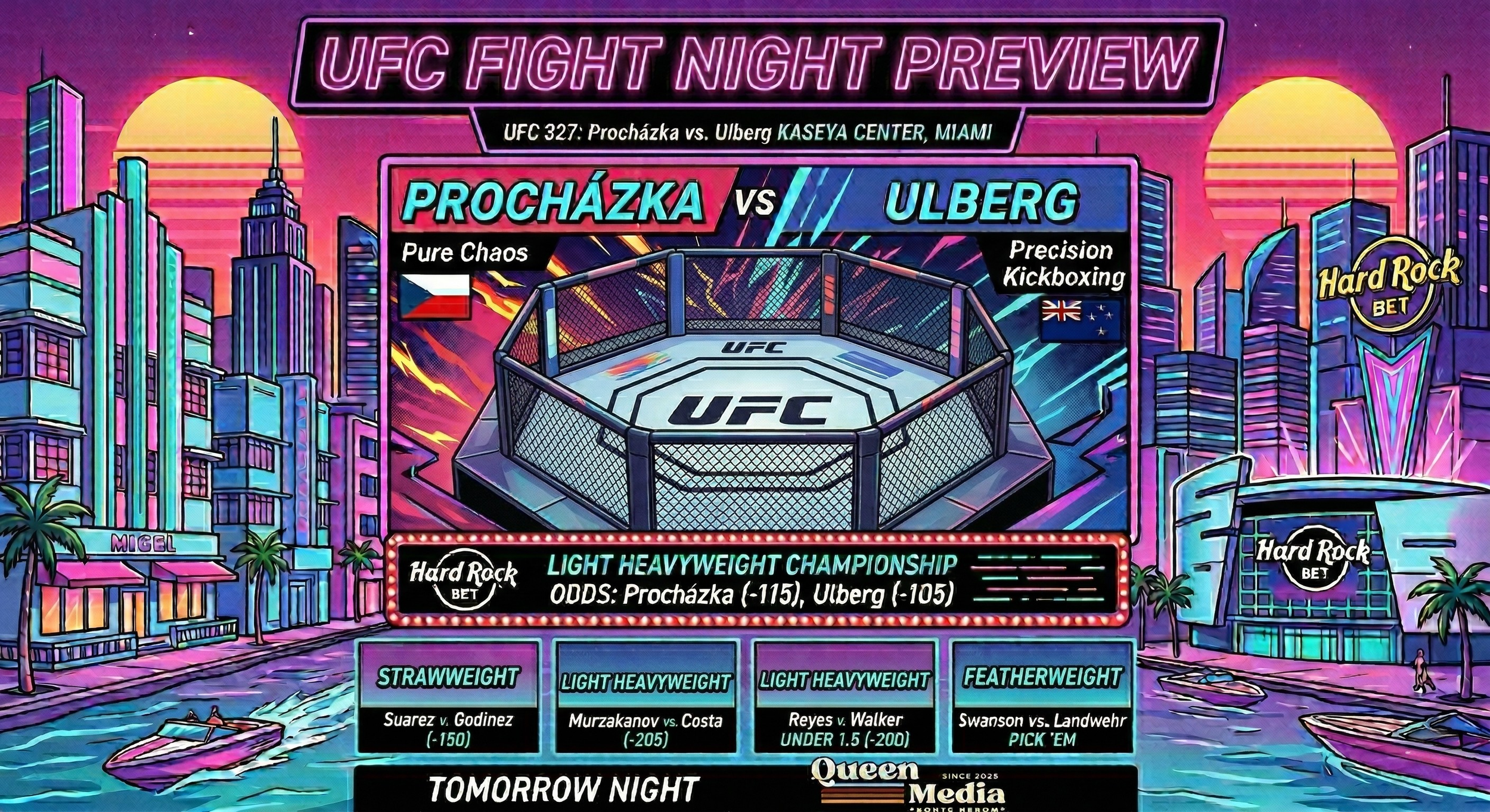 UFC 327 Brings the Heat to South Beach