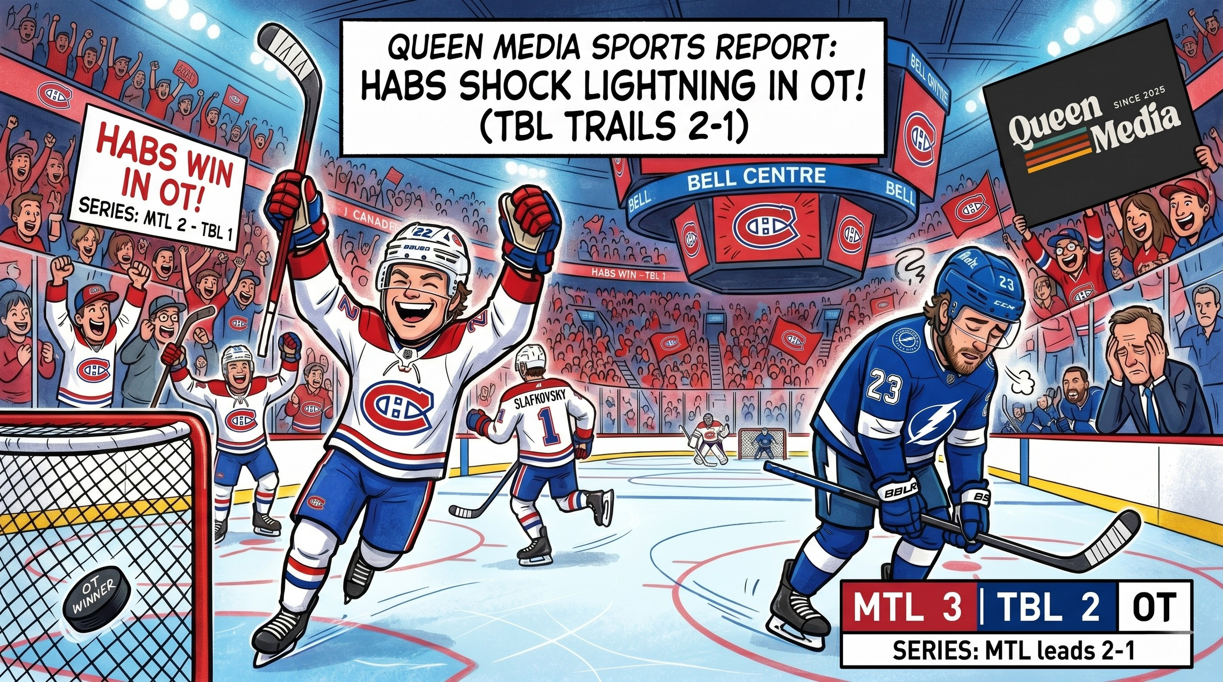 Lightning Struck in Montreal, Down 2-1 in First Round Thriller