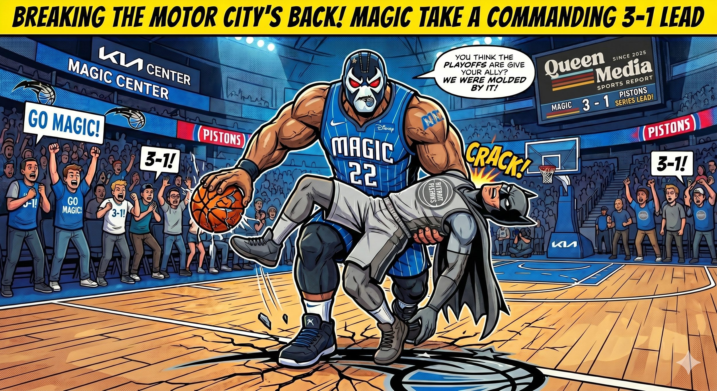 Breaking the Motor City's Back: Magic Go Up 3-1 Behind Their Very Own 'Bane'