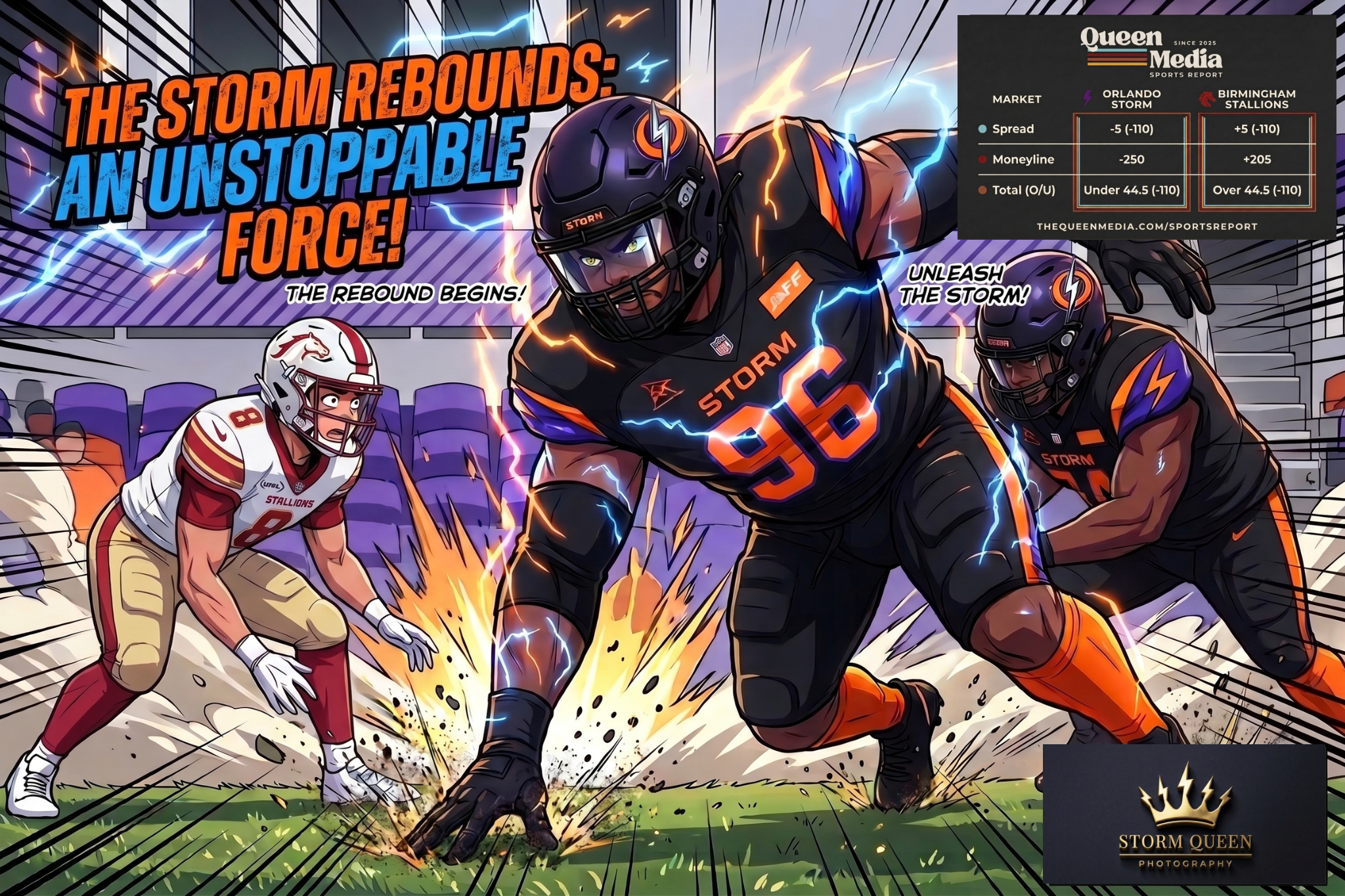 Storm Look to Rebound in Grudge Match Against Stallions