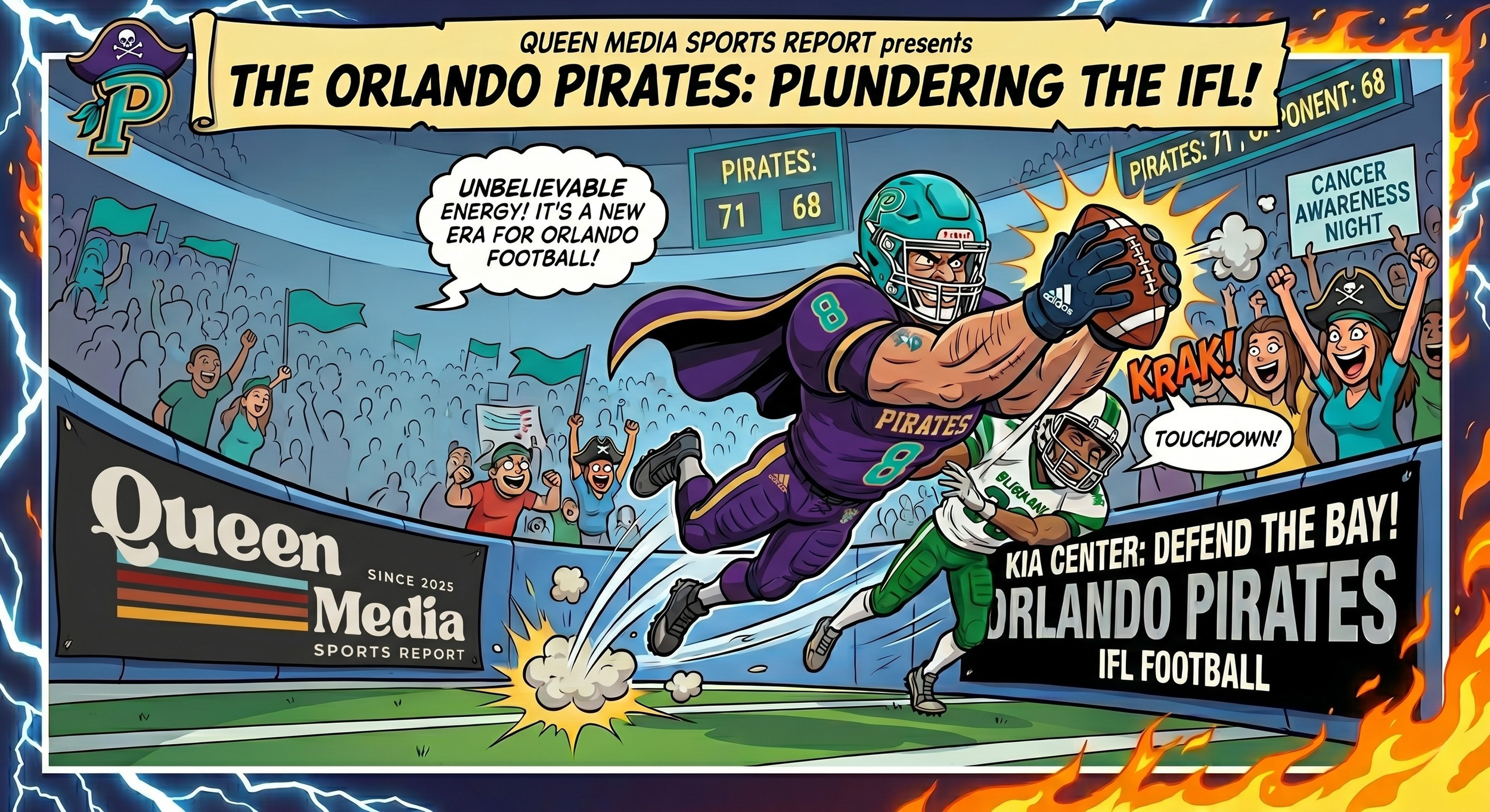 Plundering the Kia Center: The Orlando Pirates Bring the Heat to the IFL