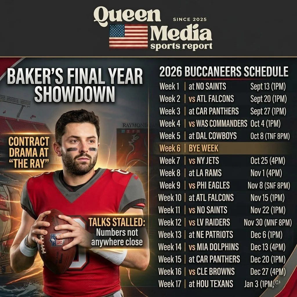Tampa Bay Buccaneers 2026 Preview: The Baker Mayfield Contract Drama and Full Season Schedule
