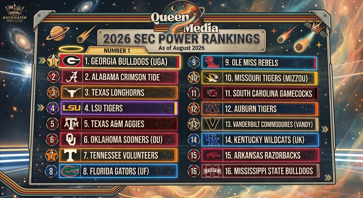 Queen Media's 2026 SEC Power Rankings: The Full 16-Team Breakdown