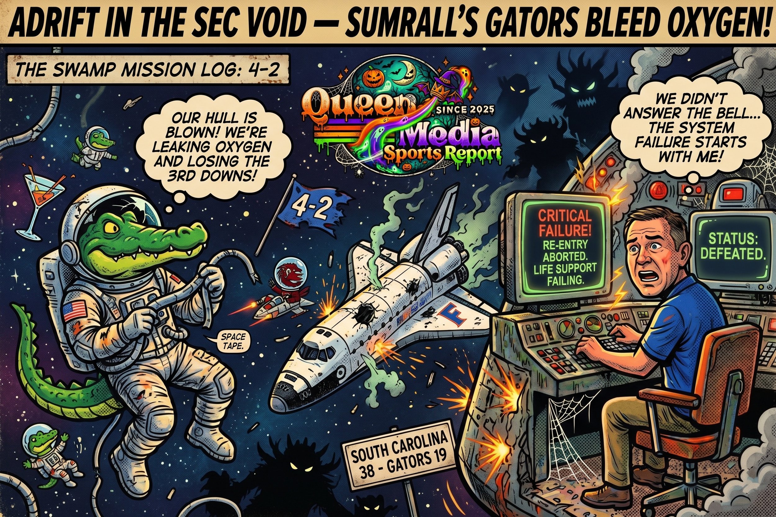 Adrift in the SEC Void: Sumrall’s Gators Bleed Oxygen After Hull-Breaching Homecoming Disaster