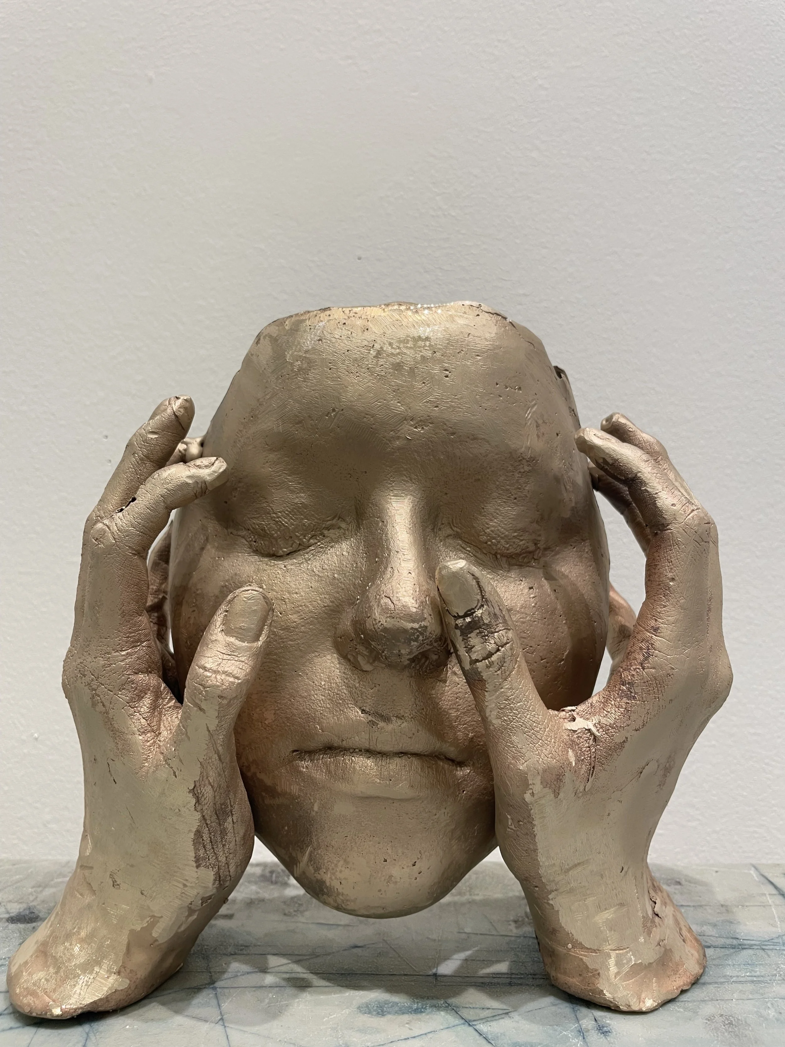 The Third Death, Bronze casting, 10x10in, 2025.