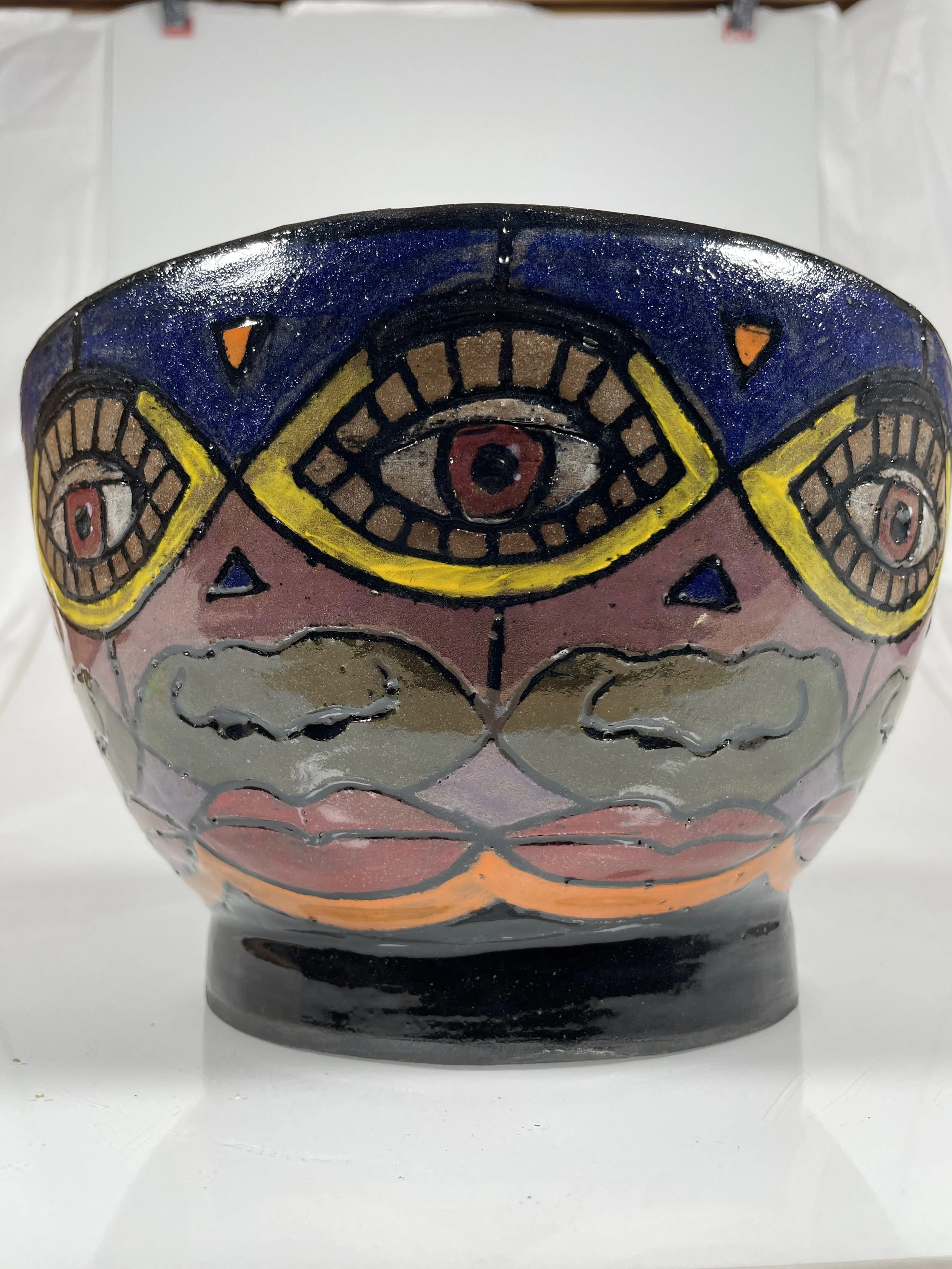 Homenaje a la Nagual (Homage to the Nagual), Ceramic, 6x6x6in, 2024.