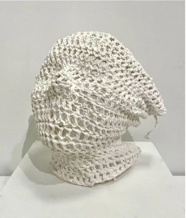 The Memory of Softness 2, Cotton fiber in plaster, 12x8x10in, 2024.